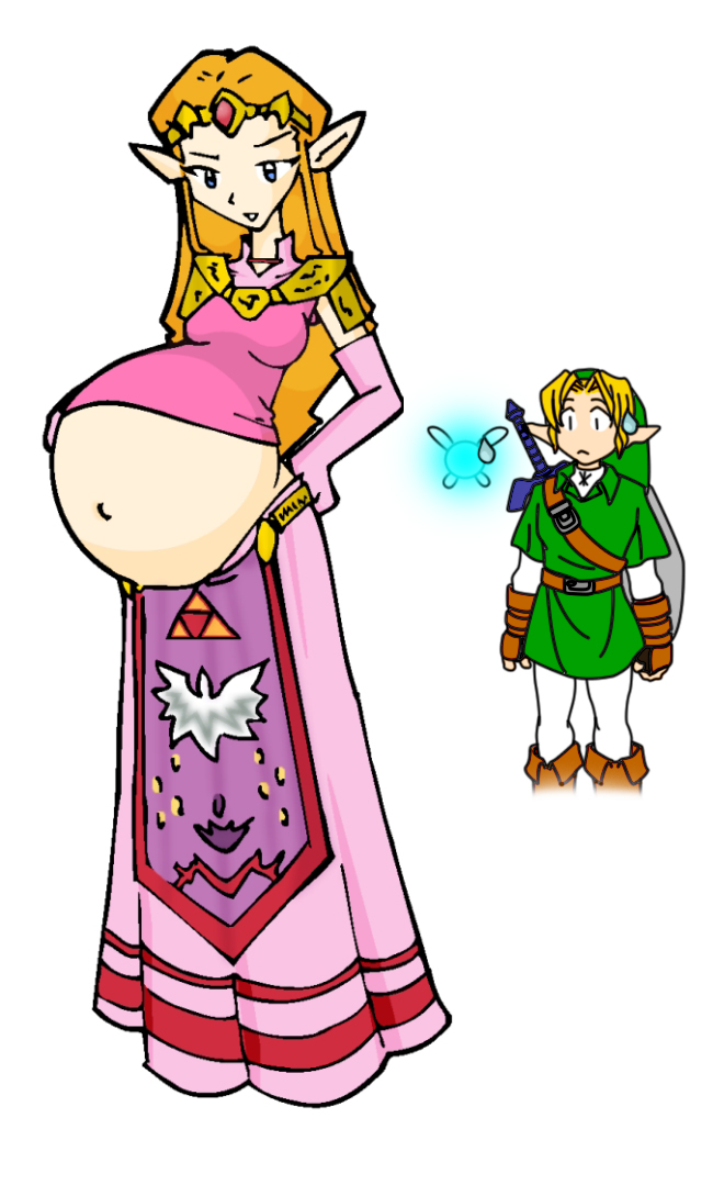 Painted pregnant elf princess free image download