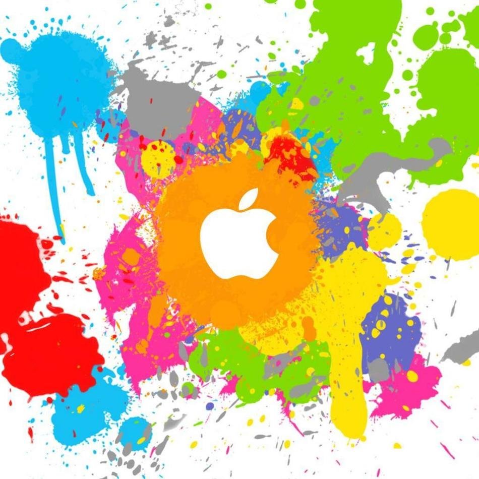 Apple Paint Splatter clipart free image download