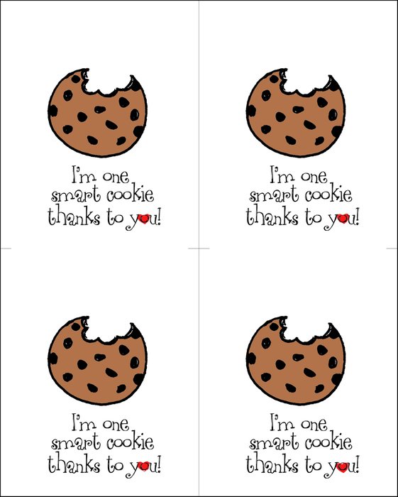 Youre One Smart Cookie Printable drawing free image download