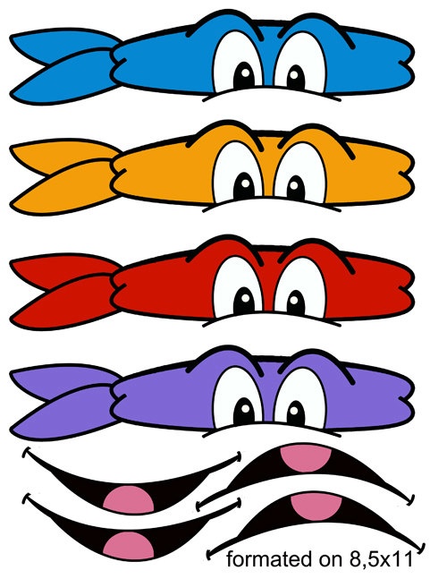 Ninja Turtle Masks Printable free image download