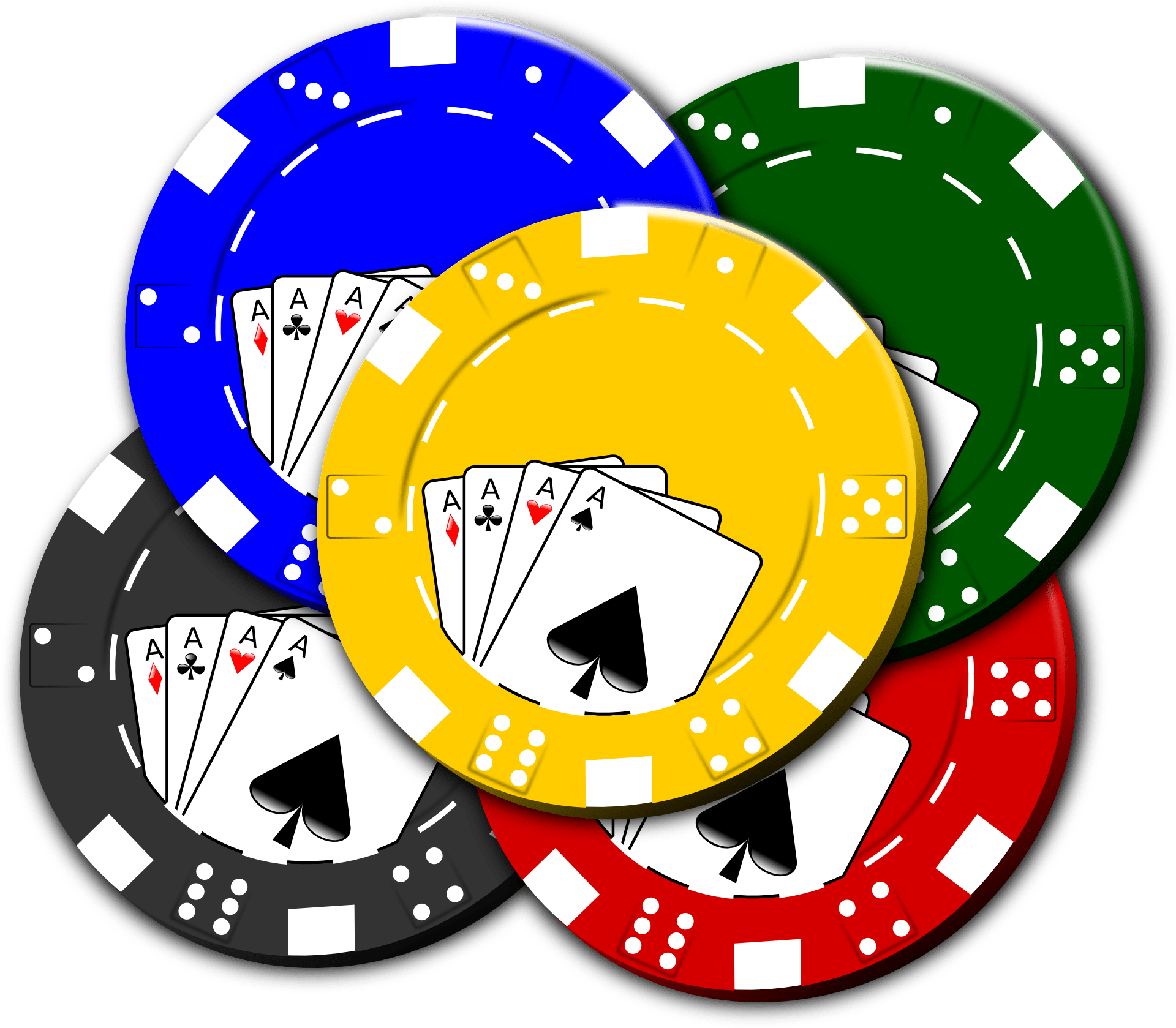 Casino chips poker drawing free image download