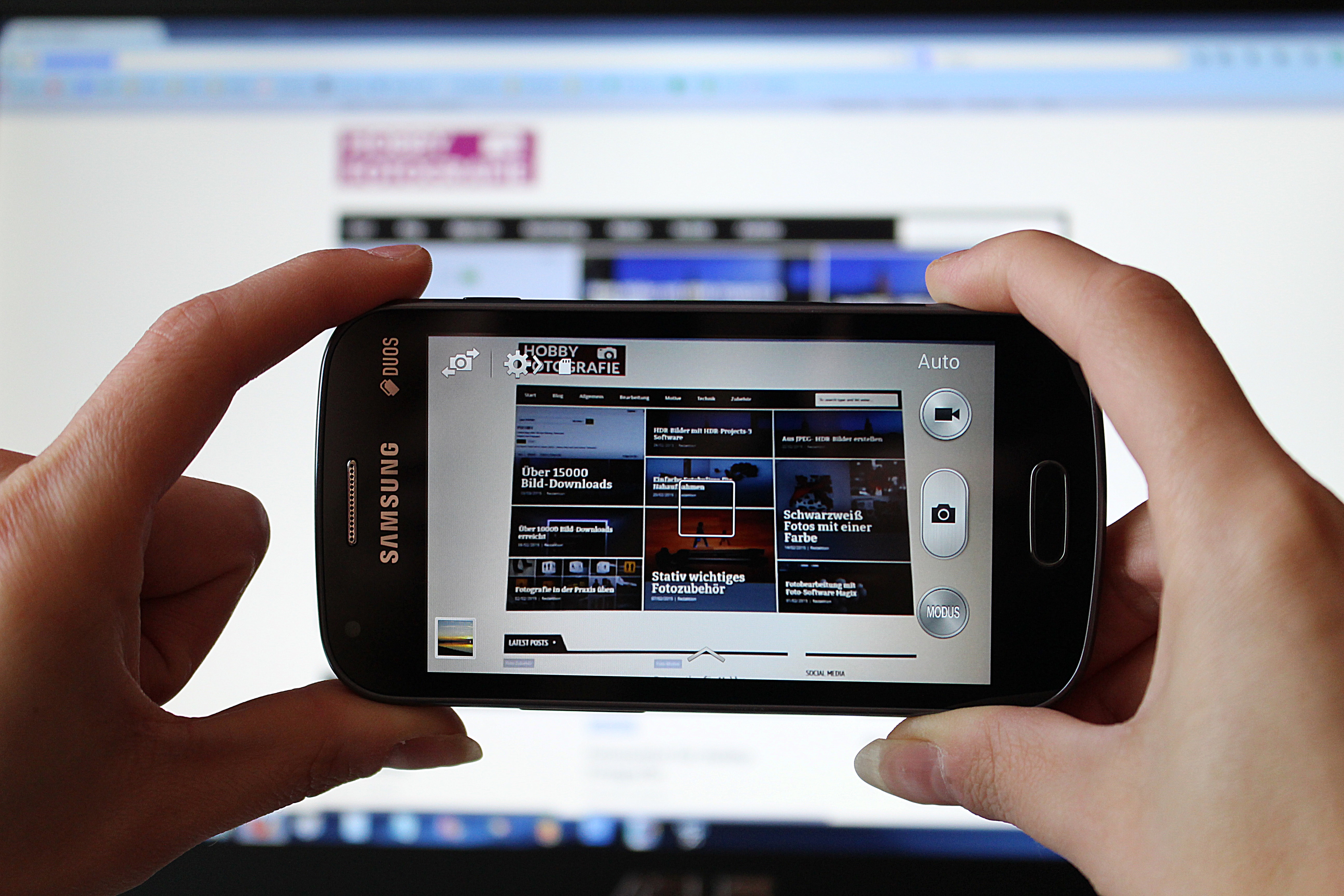 Smartphone Webpage Free Image Download