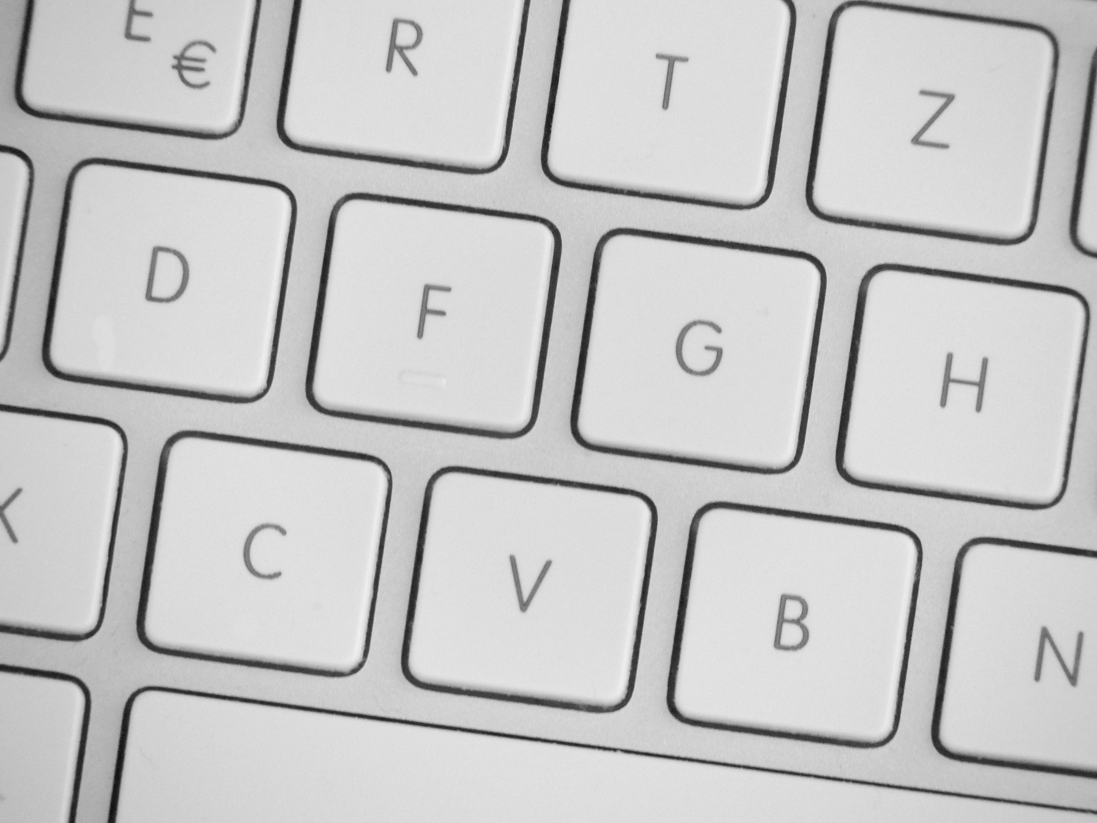 Part of white keyboard free image download