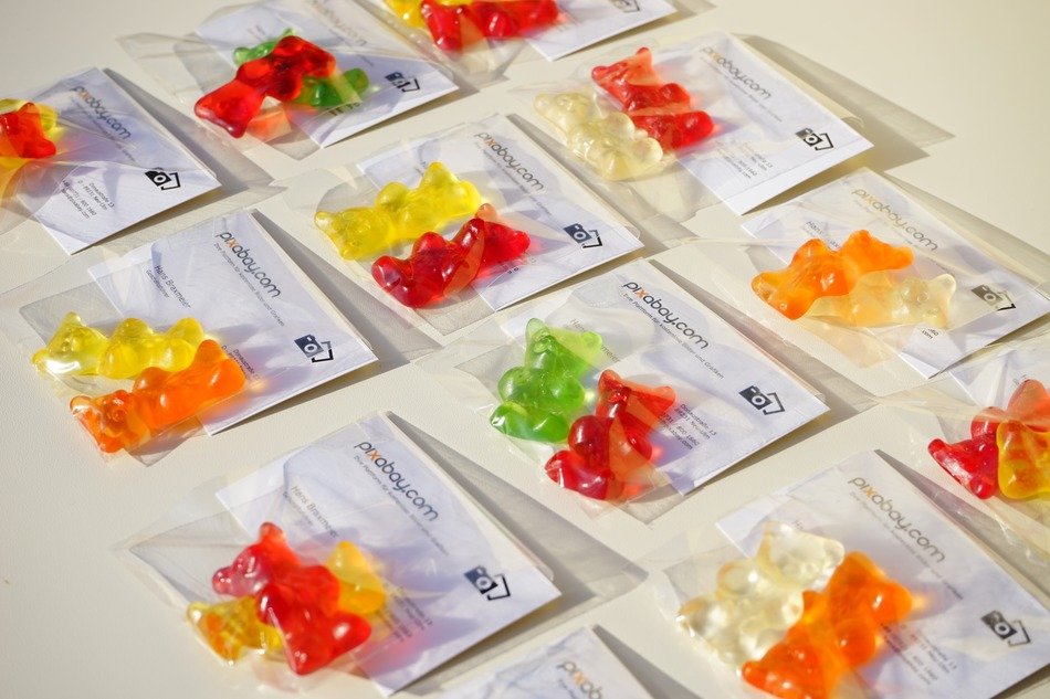 Packed gummy Bears candy free image download