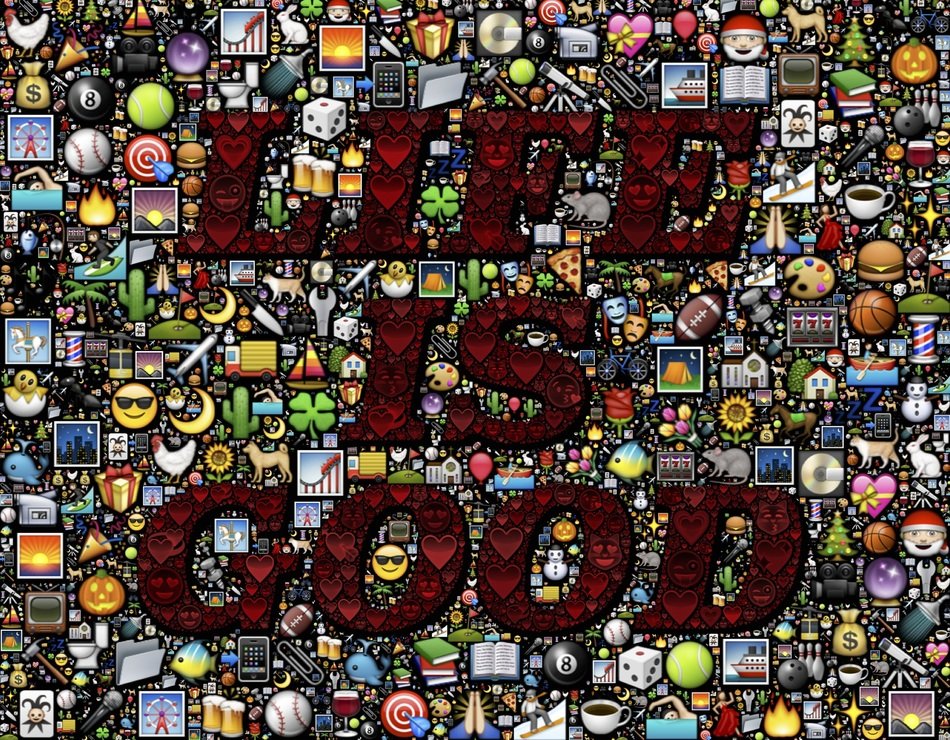 Life is good poster free image download