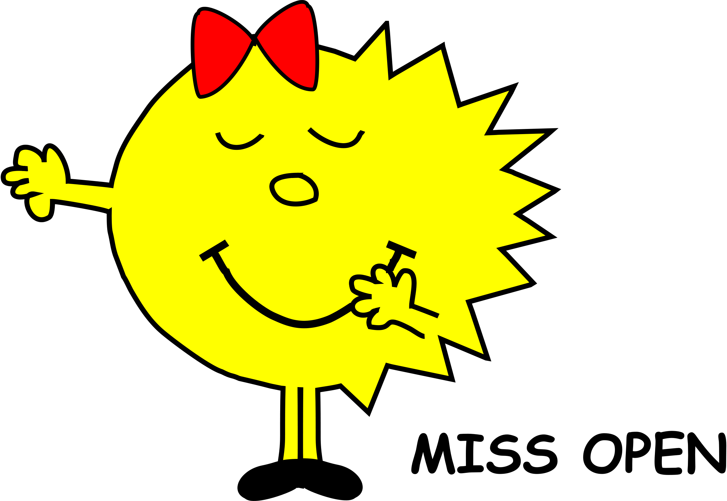 Yellow cute drawing free image download