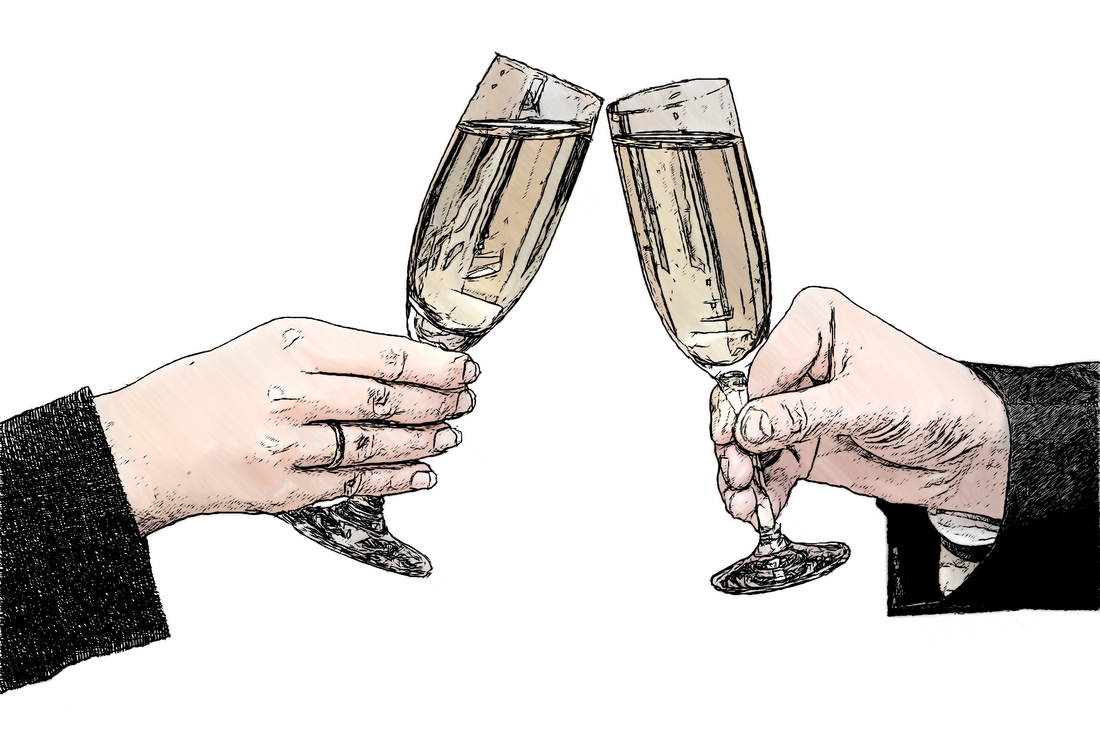 Champagne glasses champagne free image download