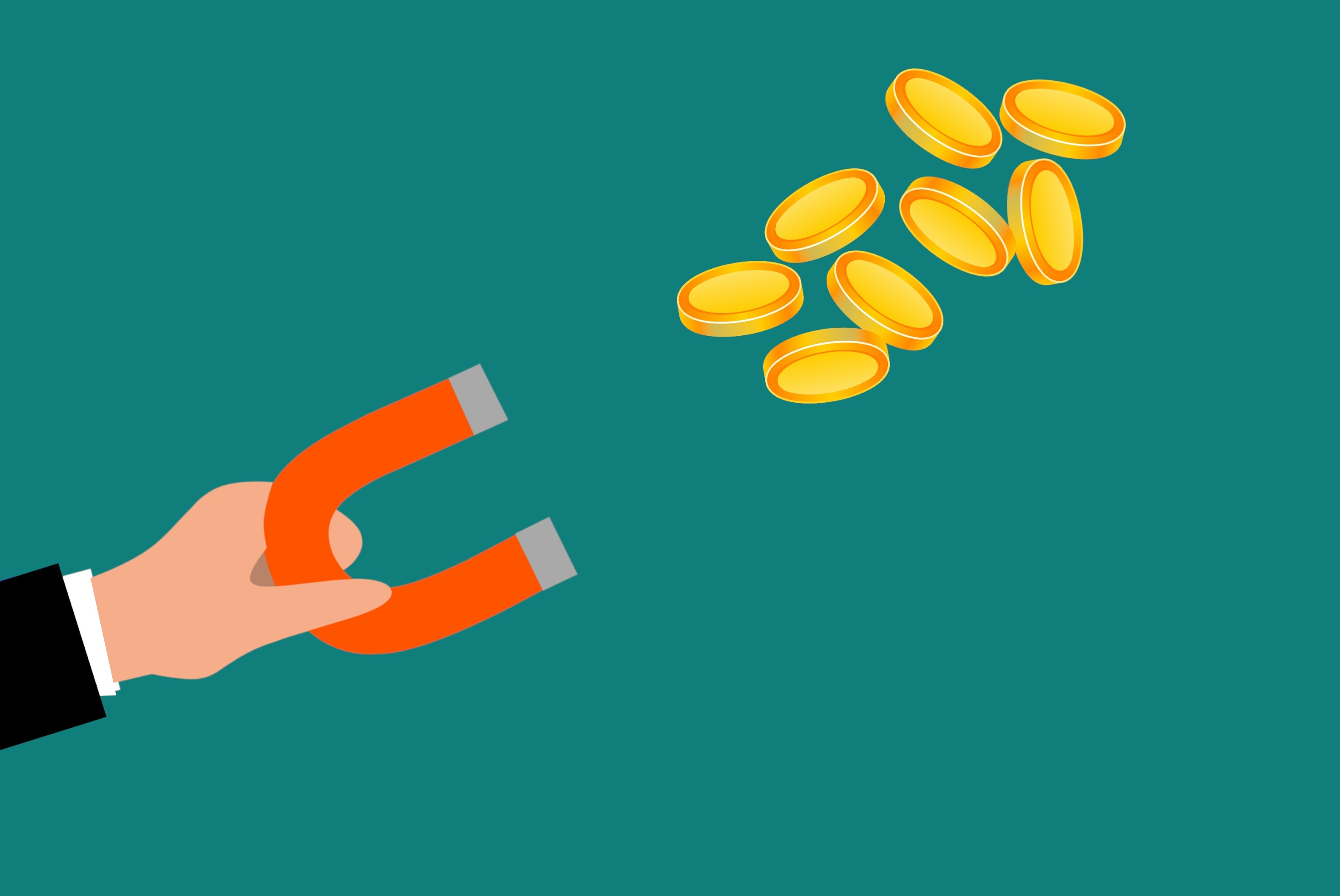 attract business coins free image download