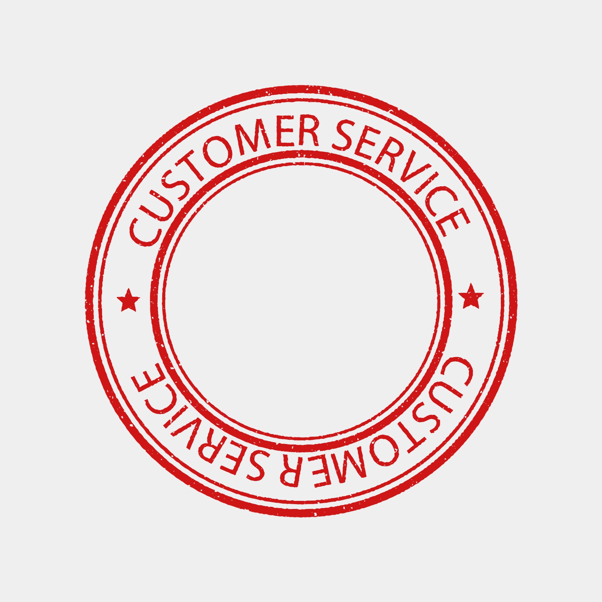 Customer service stamp free image download