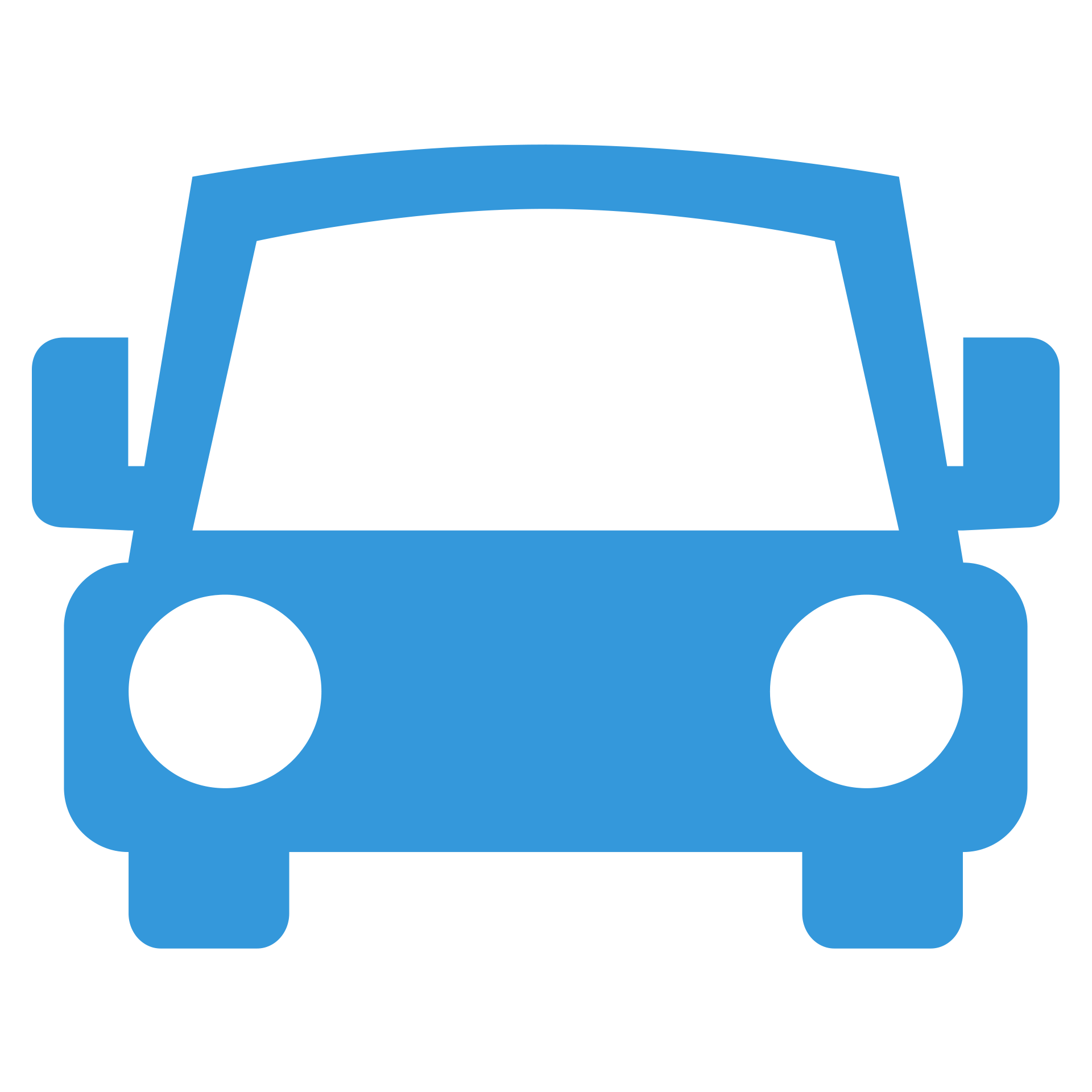 Blue Car Icon Free Image Download