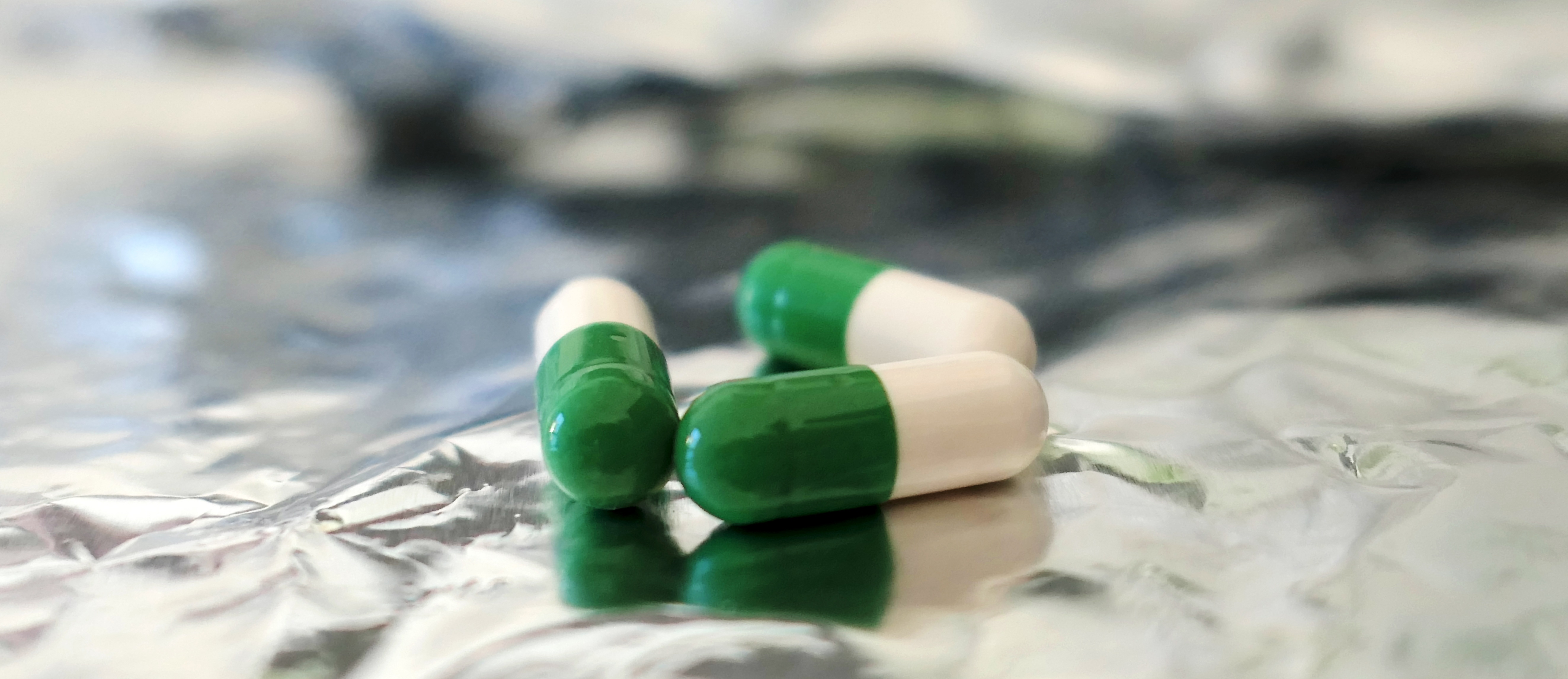 Green and white capsule free image download