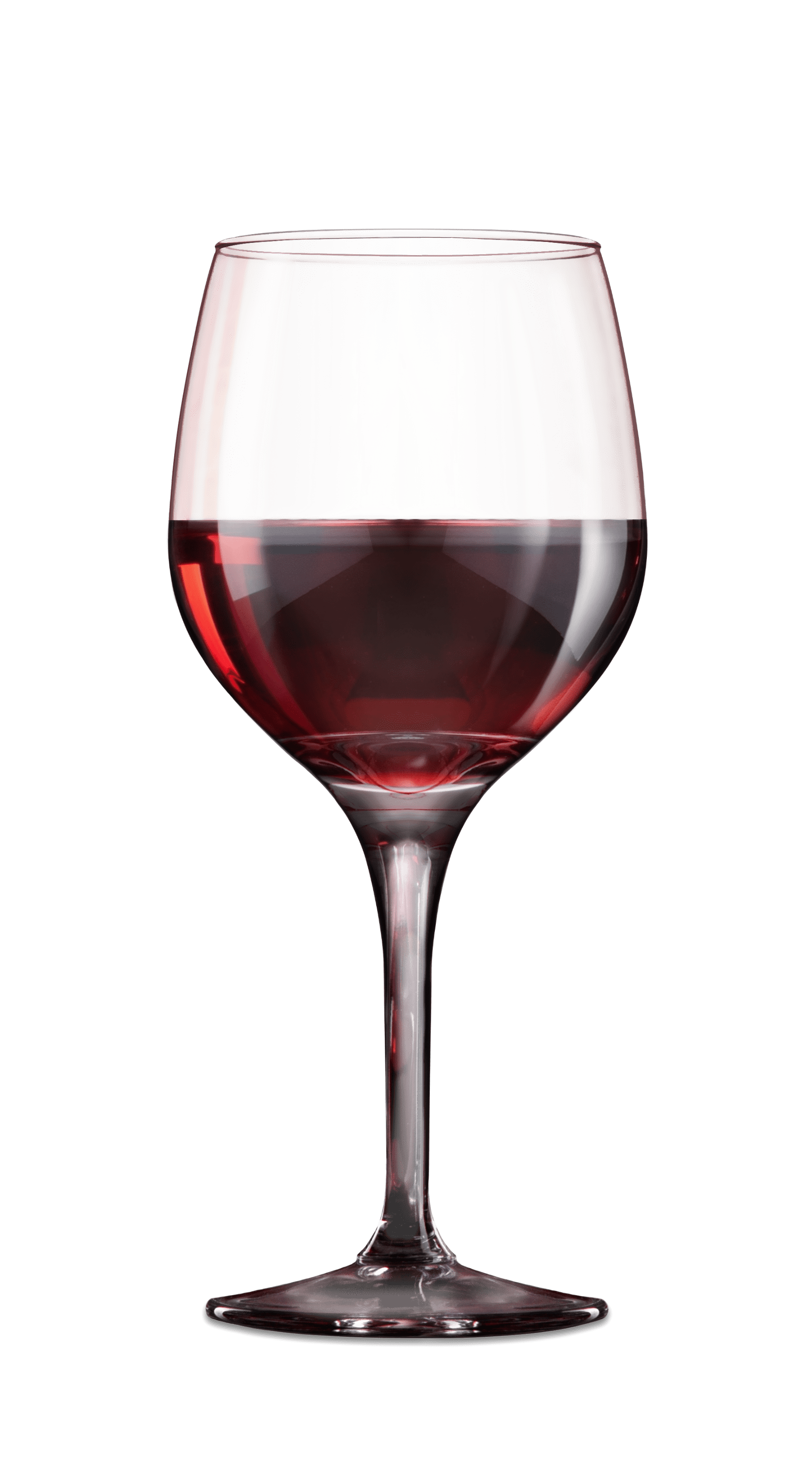 Glass of red wine on white free image download