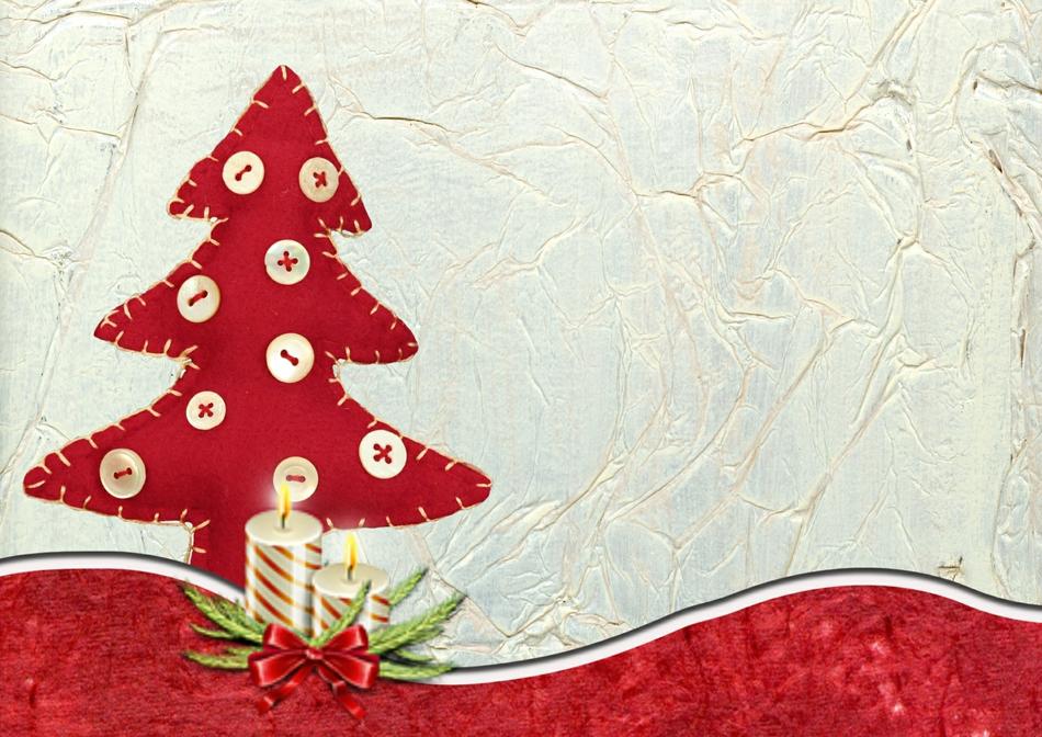 Christmas tree card decoration free image download