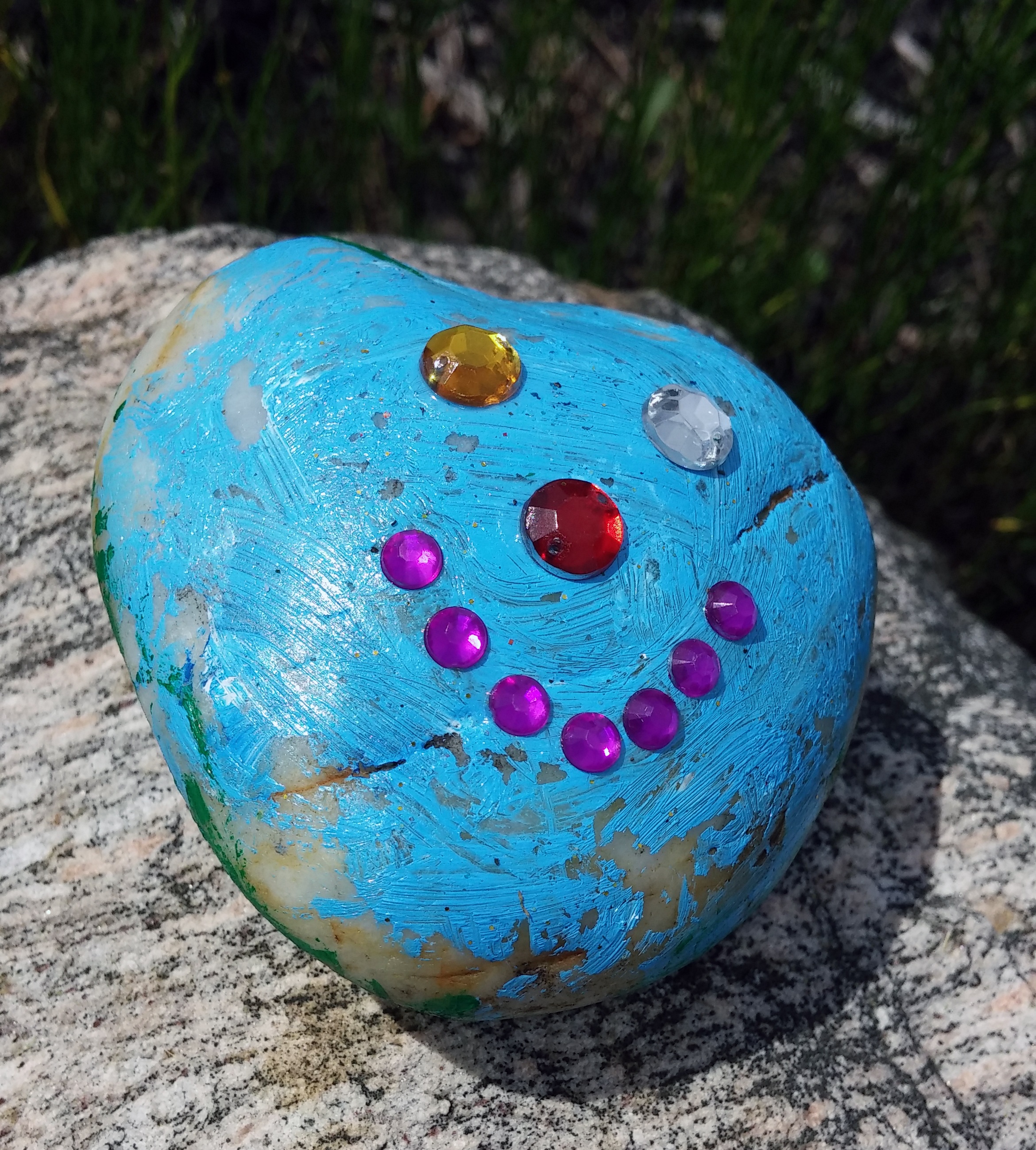 Face Smiley decorative Rock free image download