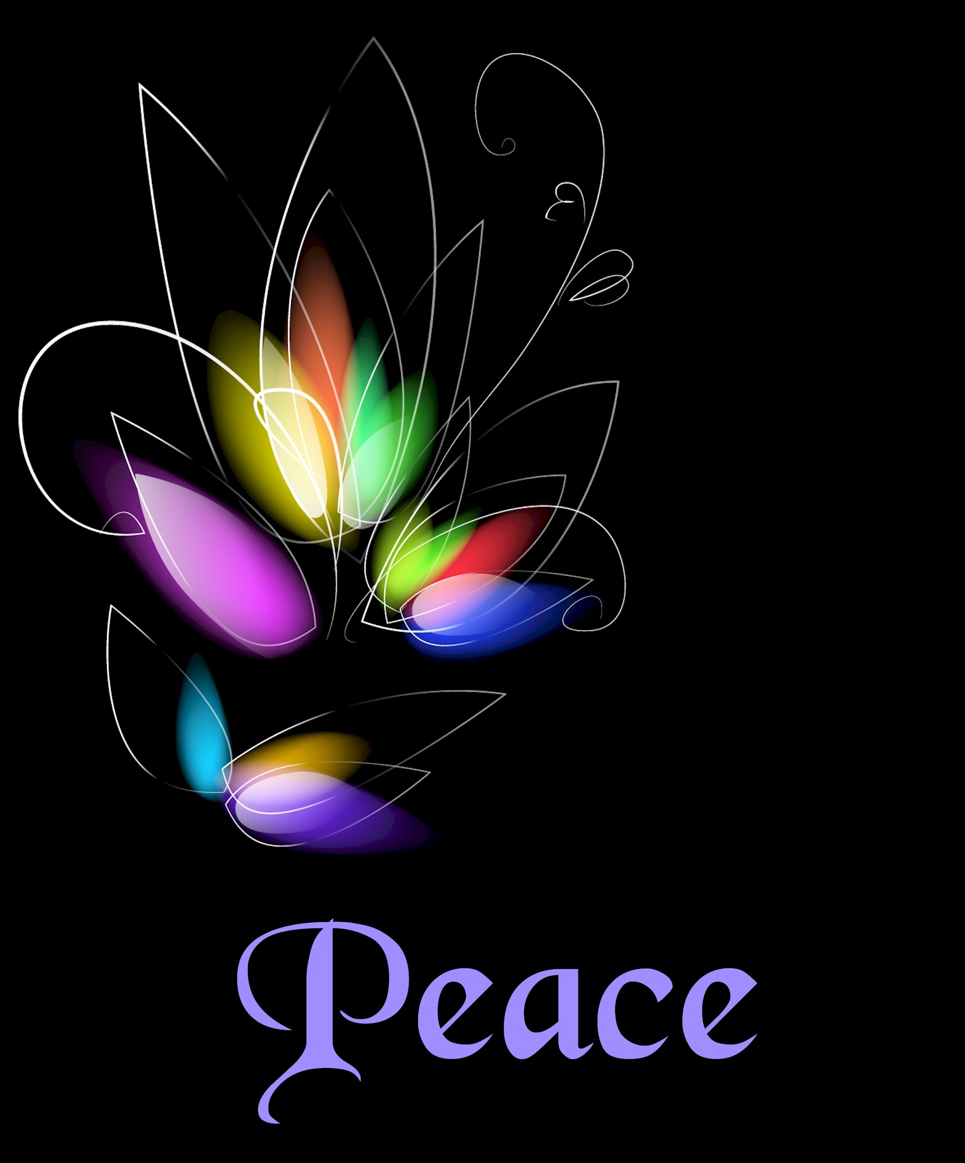 Peace tranquility design flower free image download