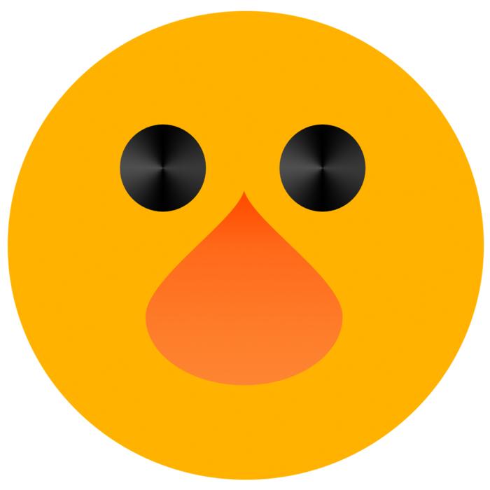 Duck emoticon emoji icon cartoon free image download