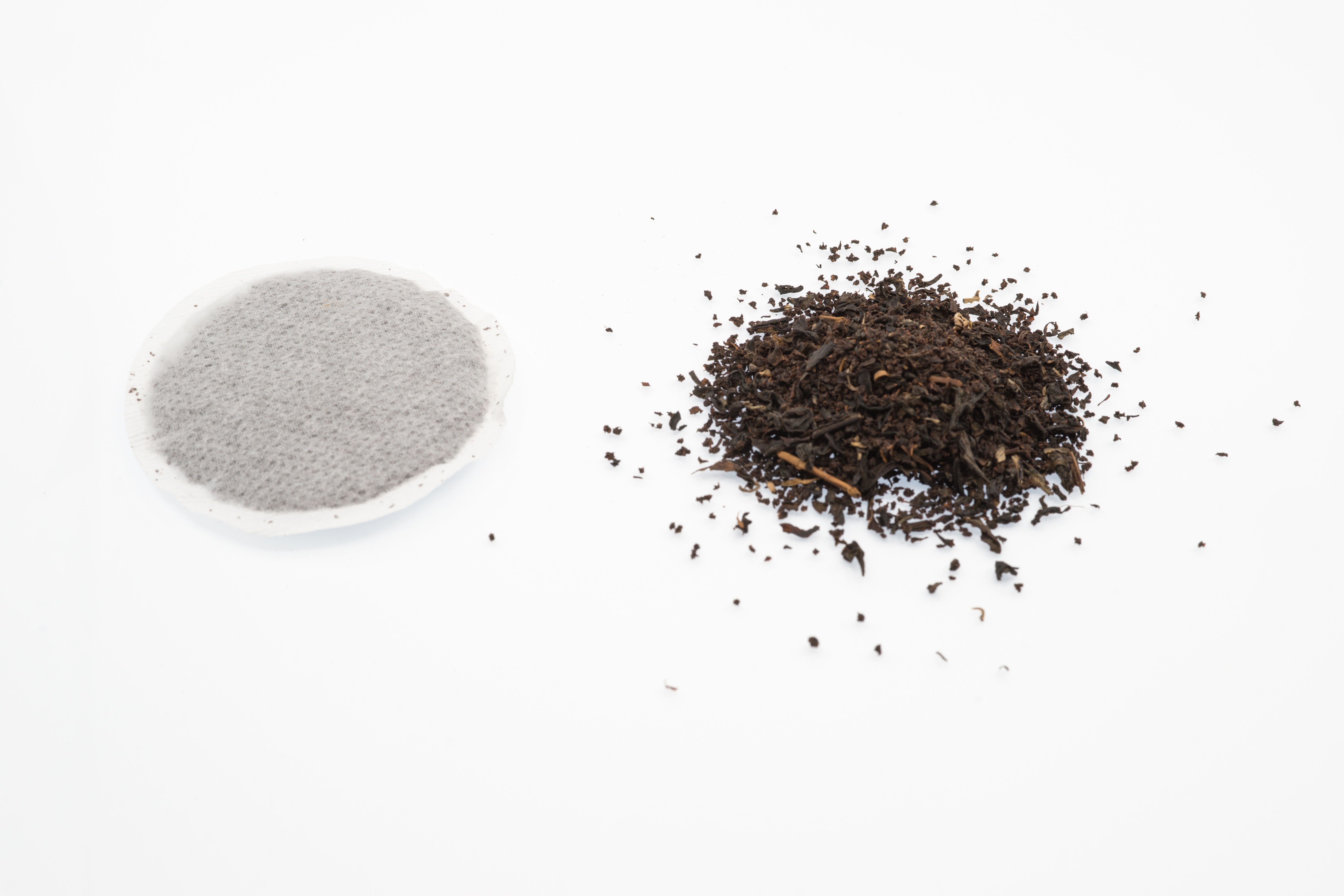Tea leaves in a tea bag free image download