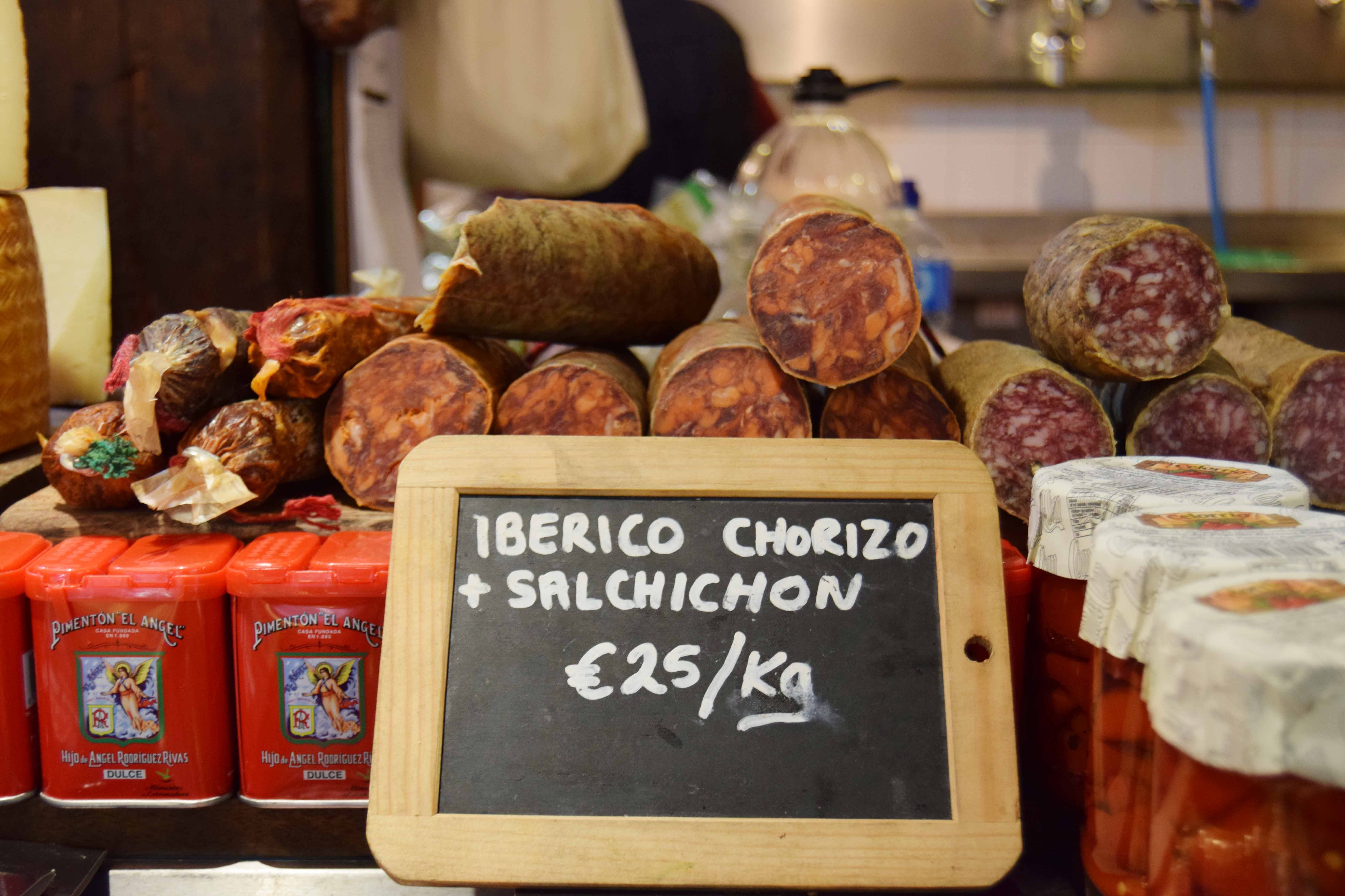 Iberian Sausages Chorizo Paella free image download
