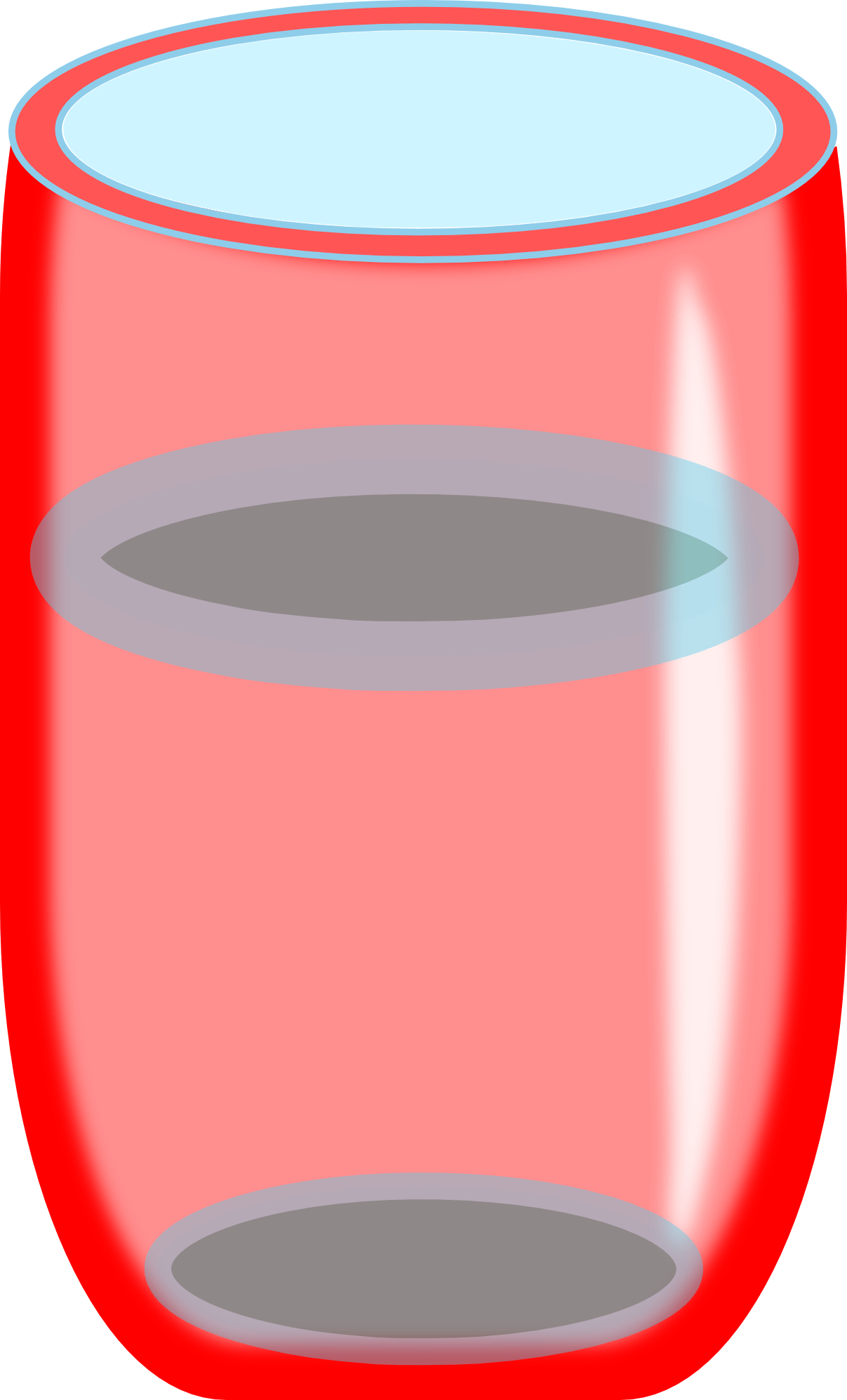 Red glass with water free image download
