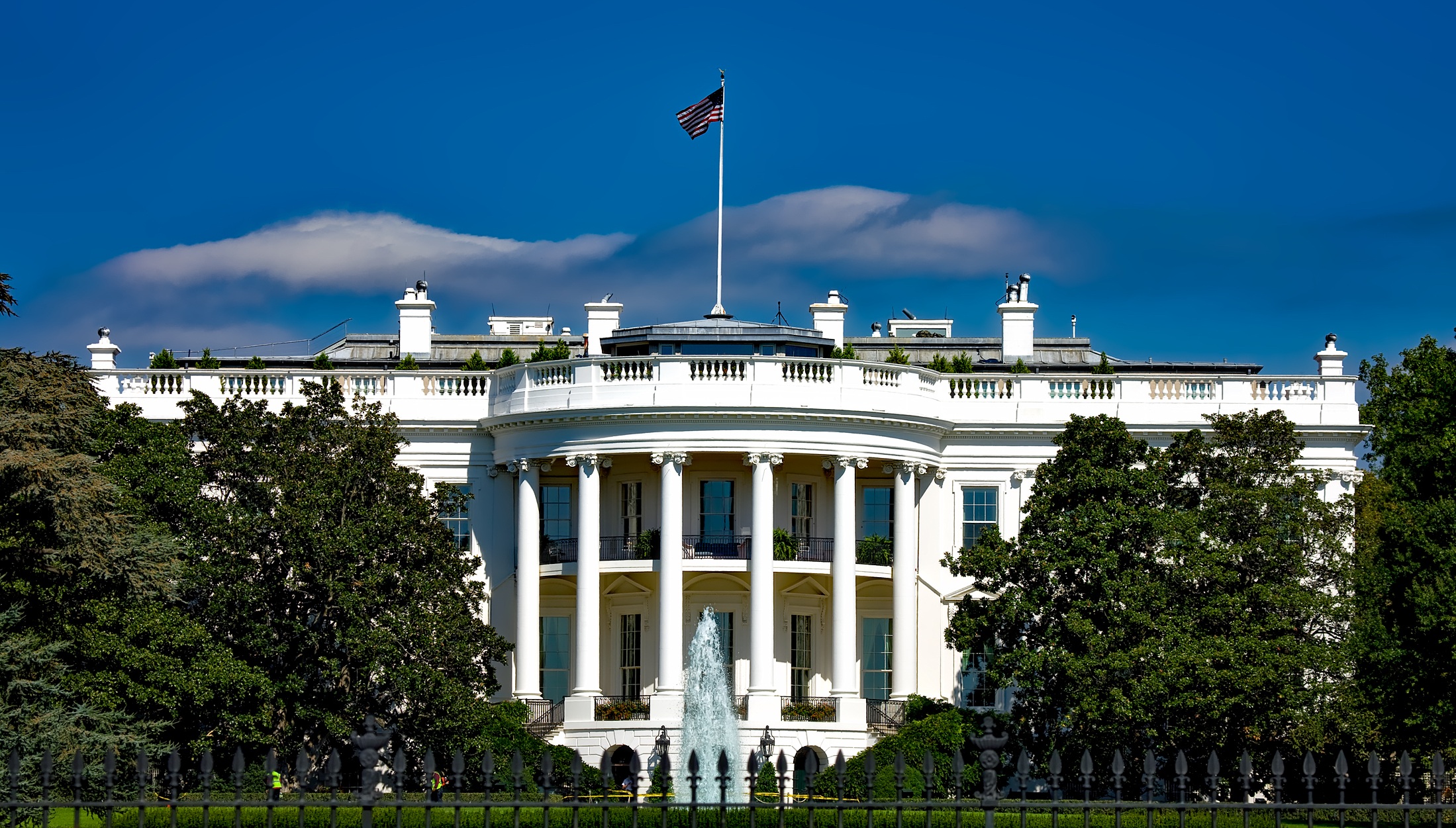 Big White House Washington free image download