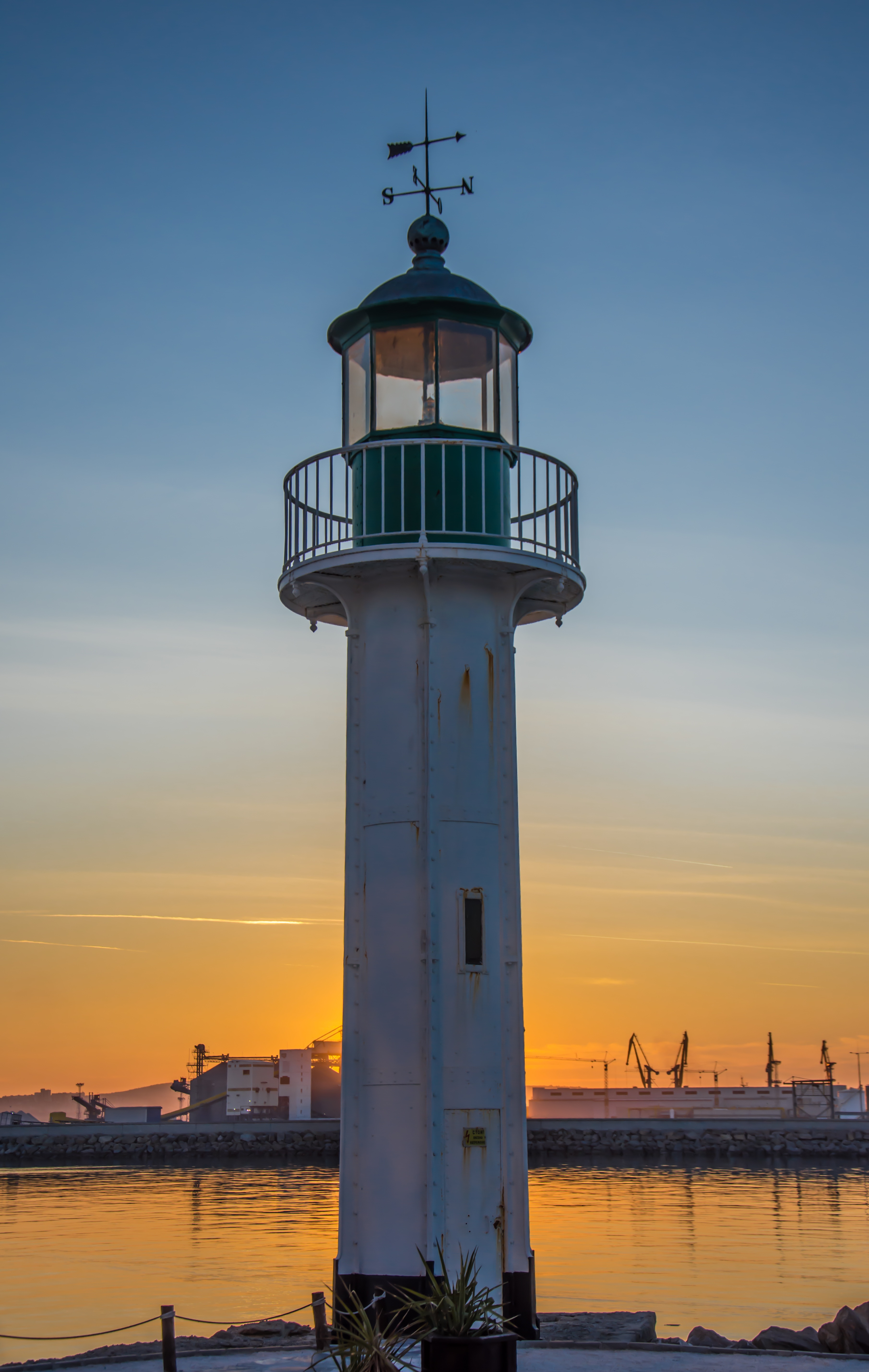 Lighthouse Beacon Port orange sunset free image download