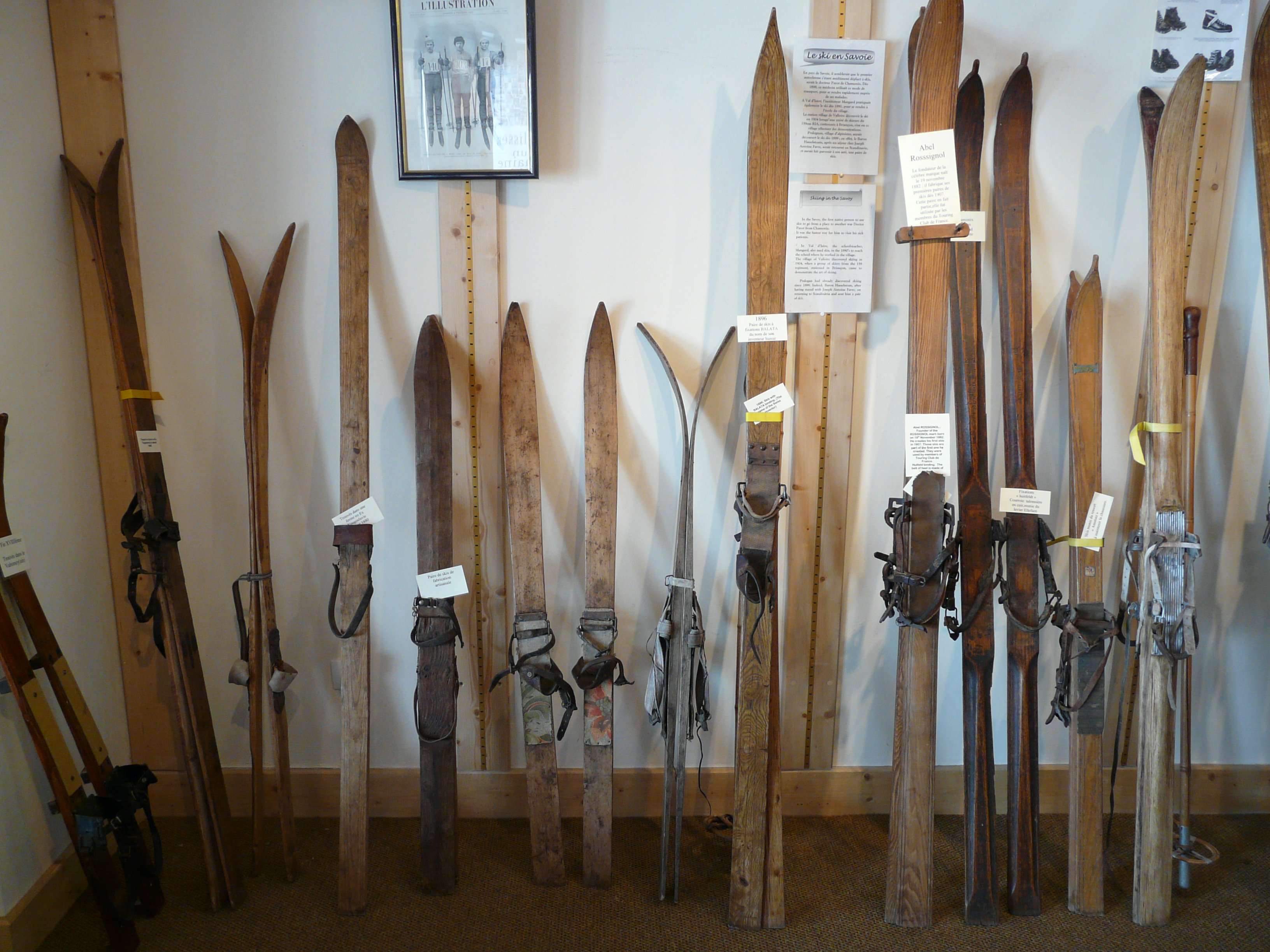 Wooden Skis History free image download