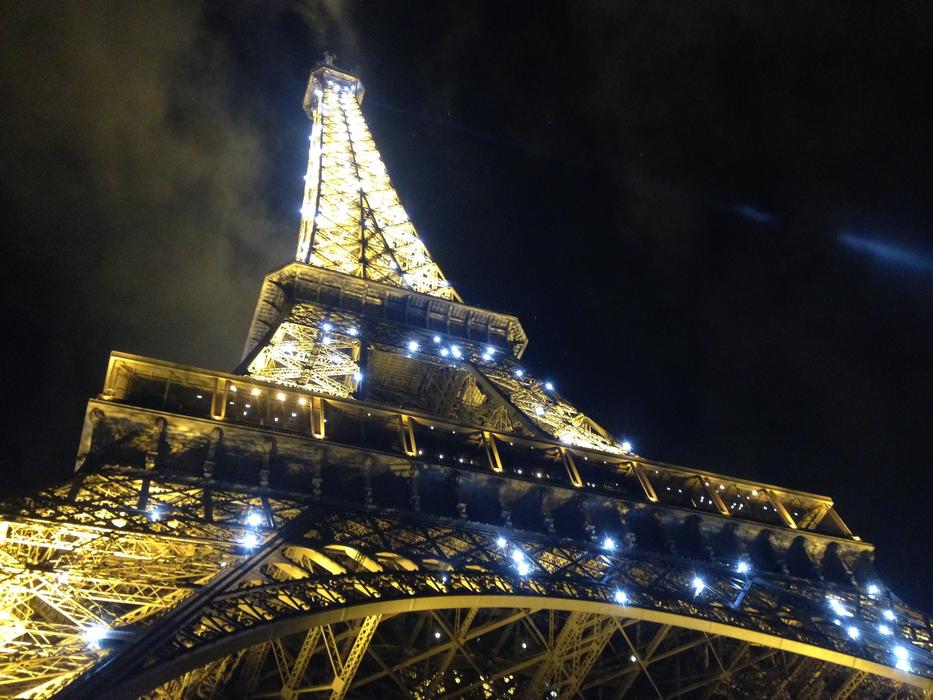 Eiffel Tower Paris Lights free image download