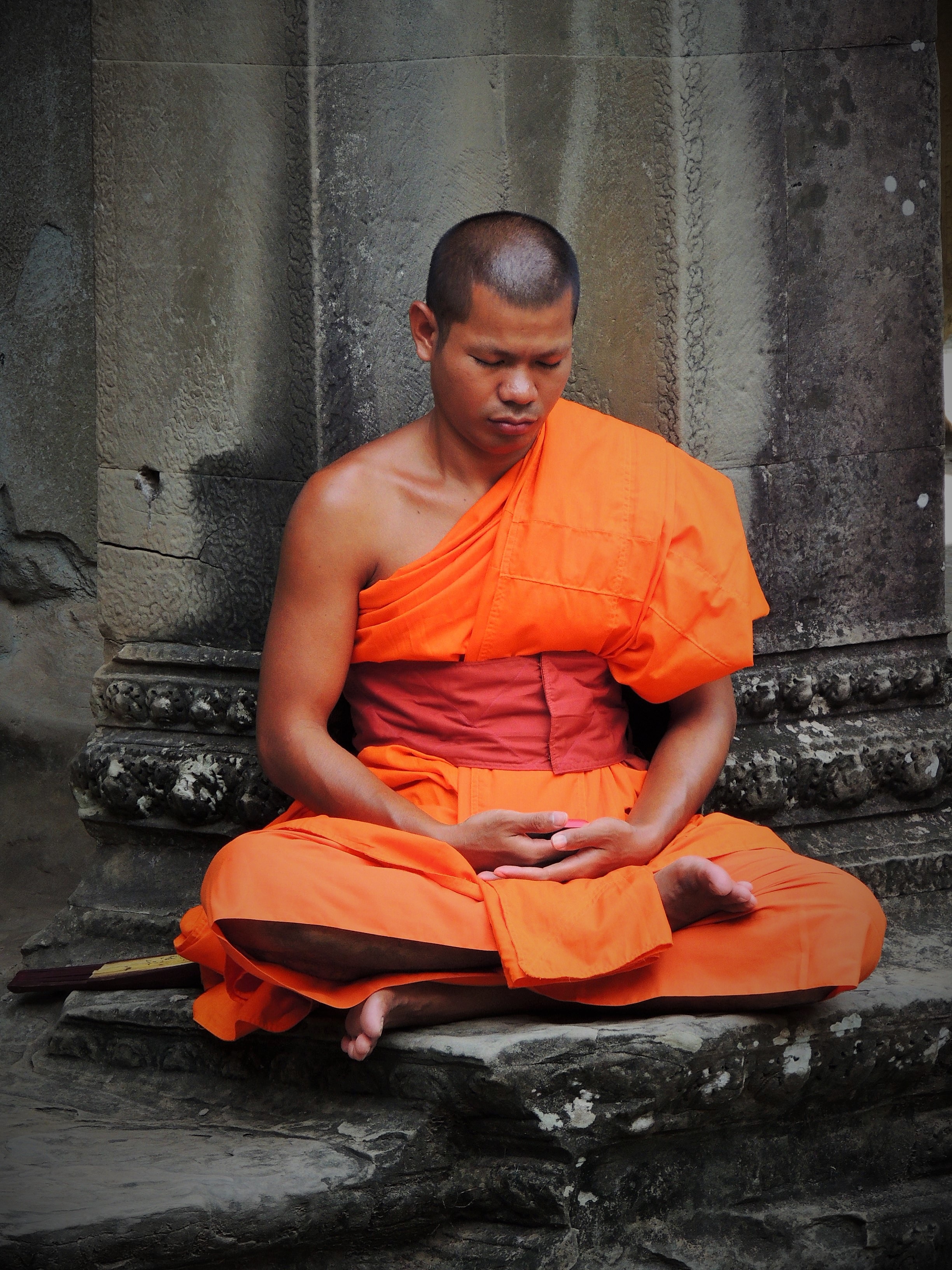 Buddhism Prayer in Cambodia free image download