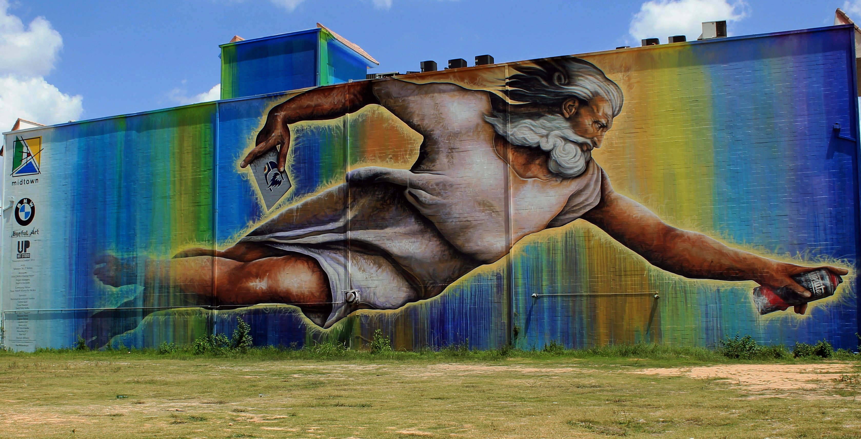 God with spray paint, Graffitti, usa, texas, houston free image download