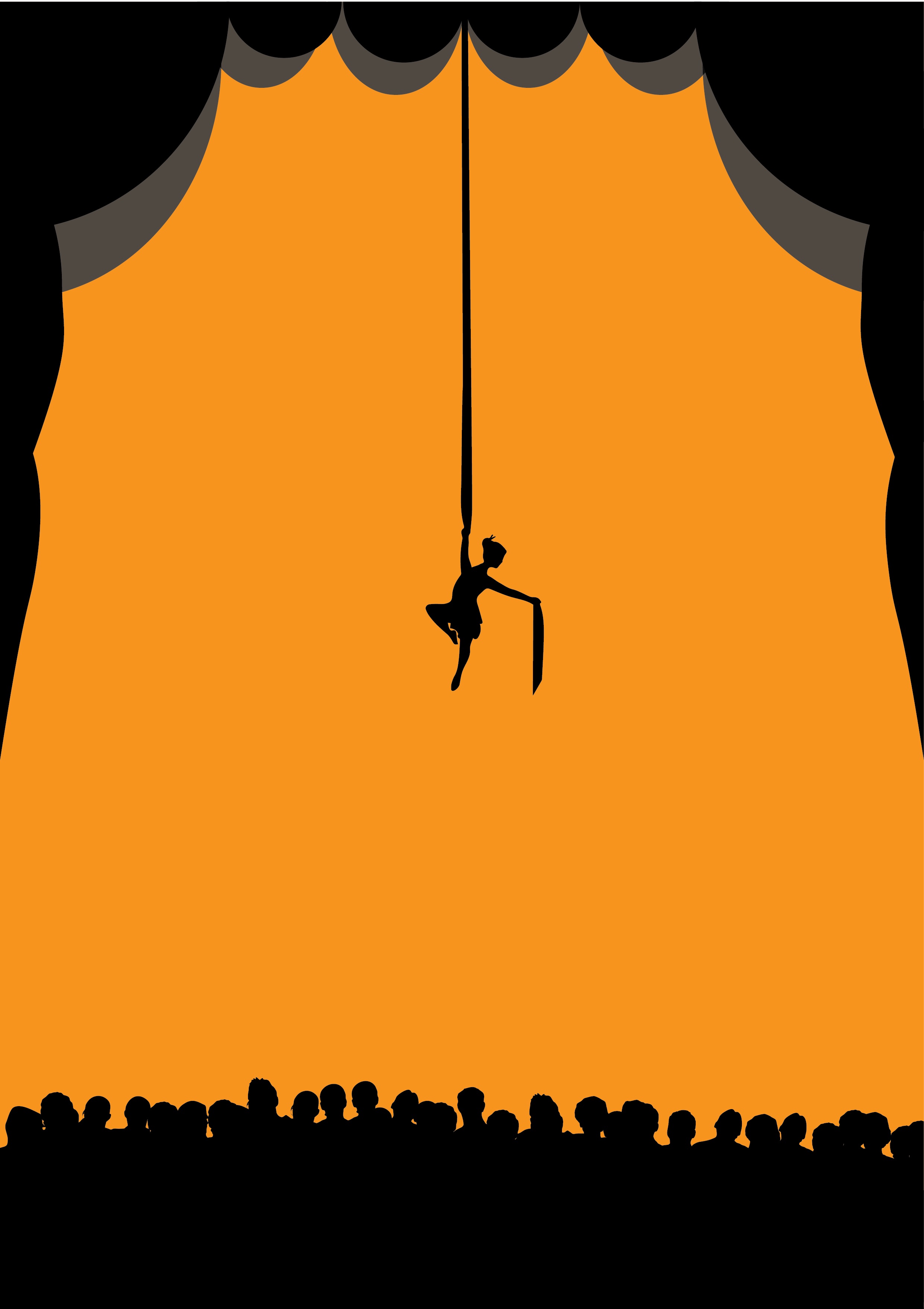 Dance yellow girl drawing free image download