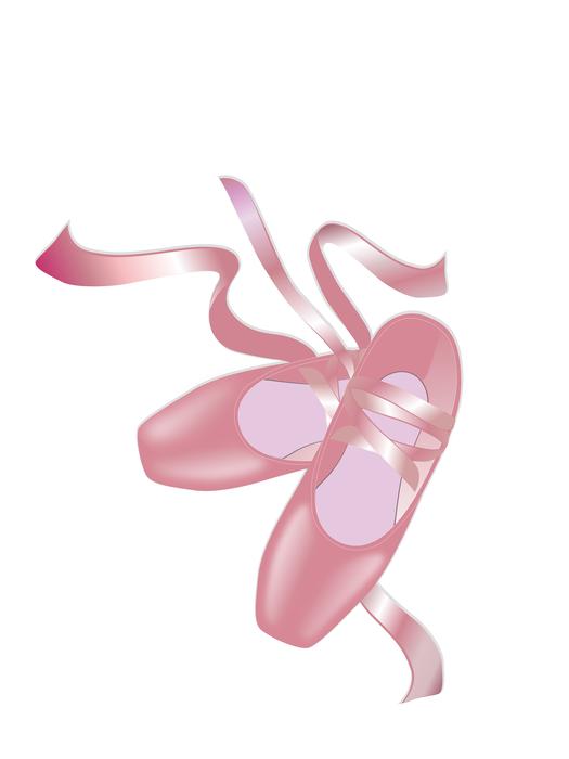 Clipart of pink ballet shoes free image download