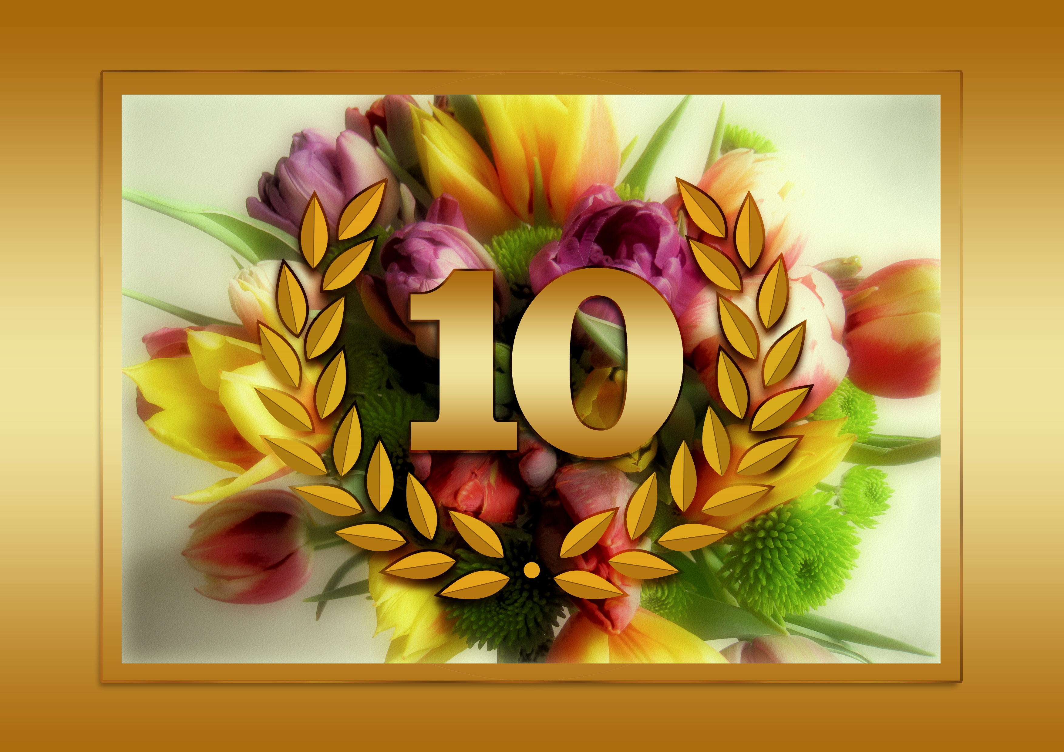 10 year anniversary greeting card free image download
