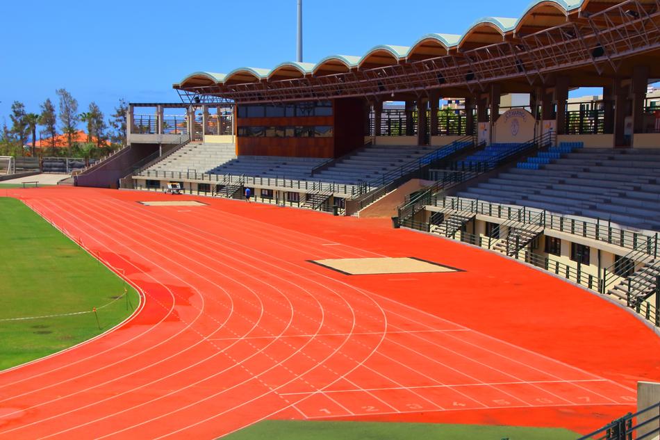 Athletics 100 Meters Track free image download