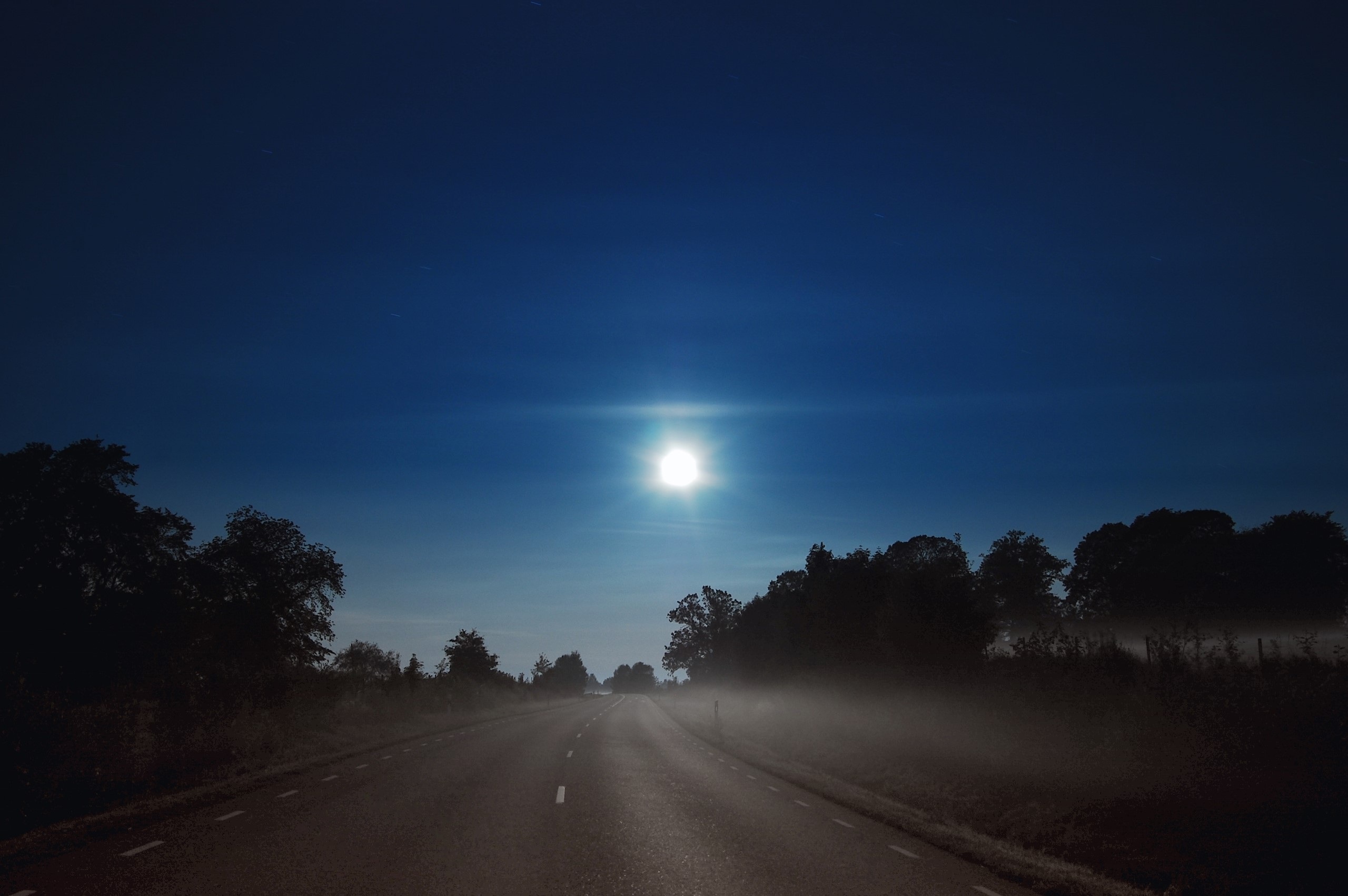 Full Moon road free image download