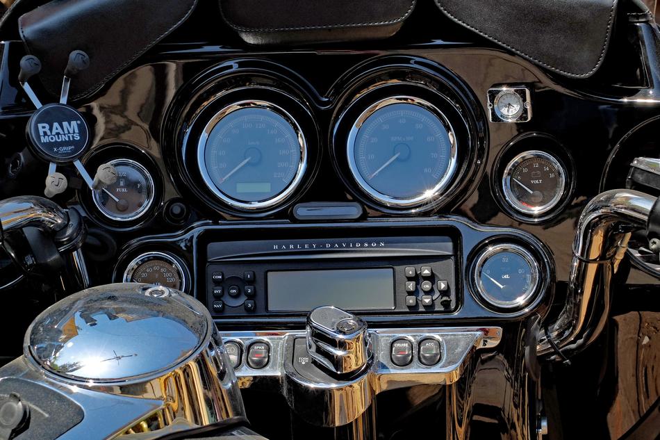 Speedometer vintage harley davidson motorcycle free image download