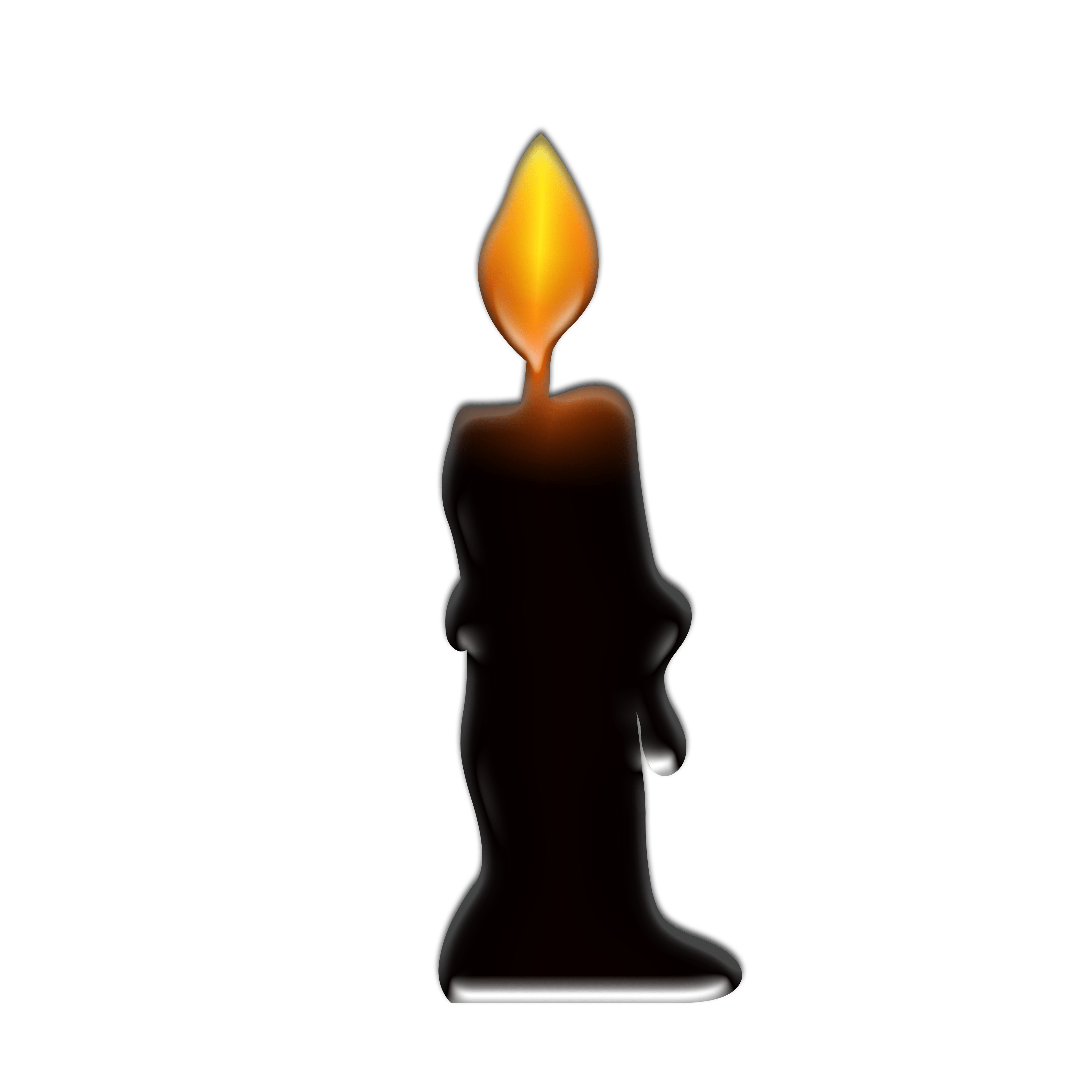 Halloween candle drawing free image download