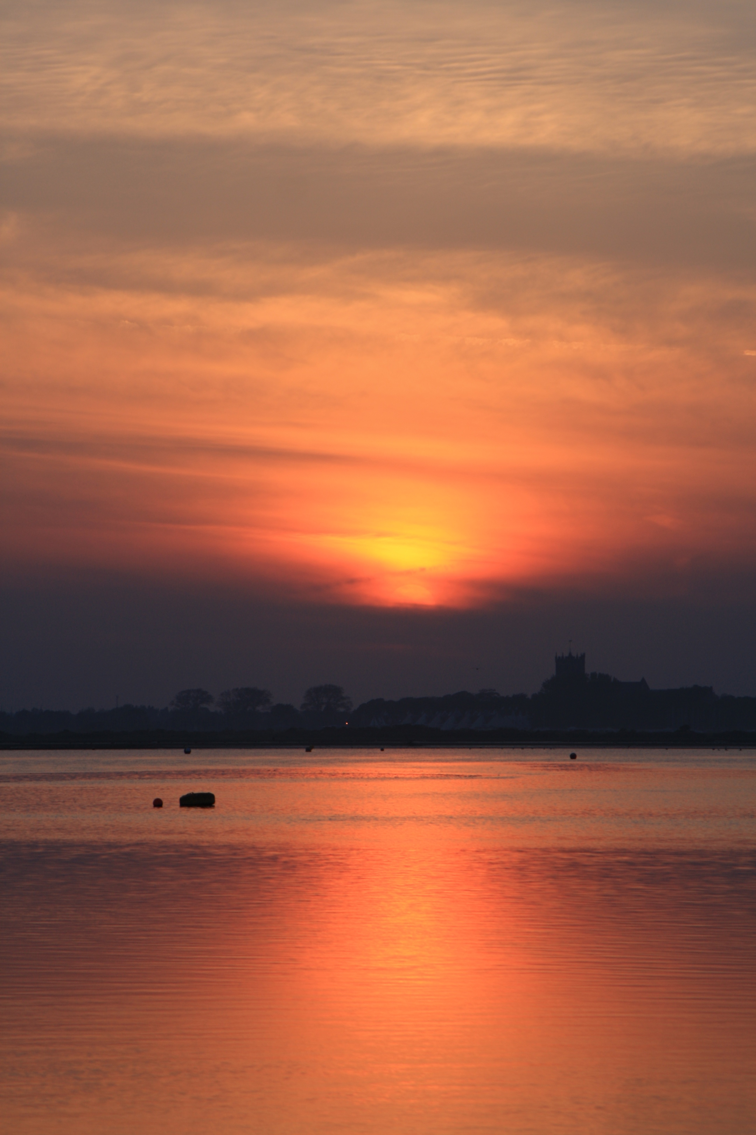 Christchurch Dorset Sunset free image download