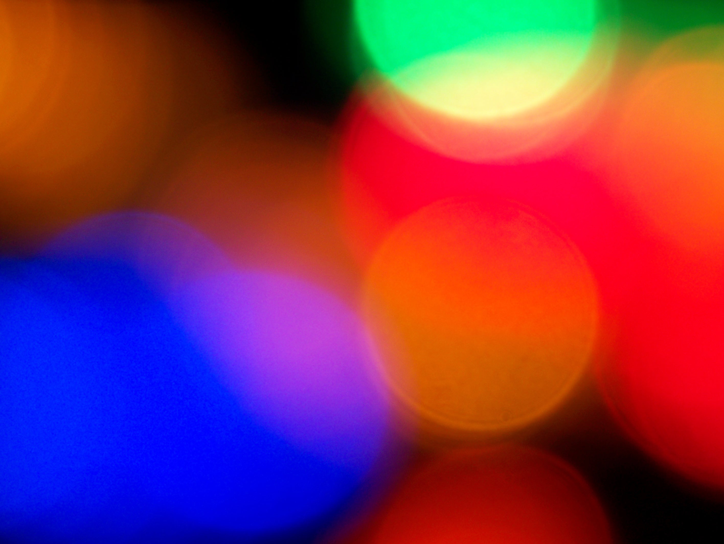 Xmas lights focus drawing free image download