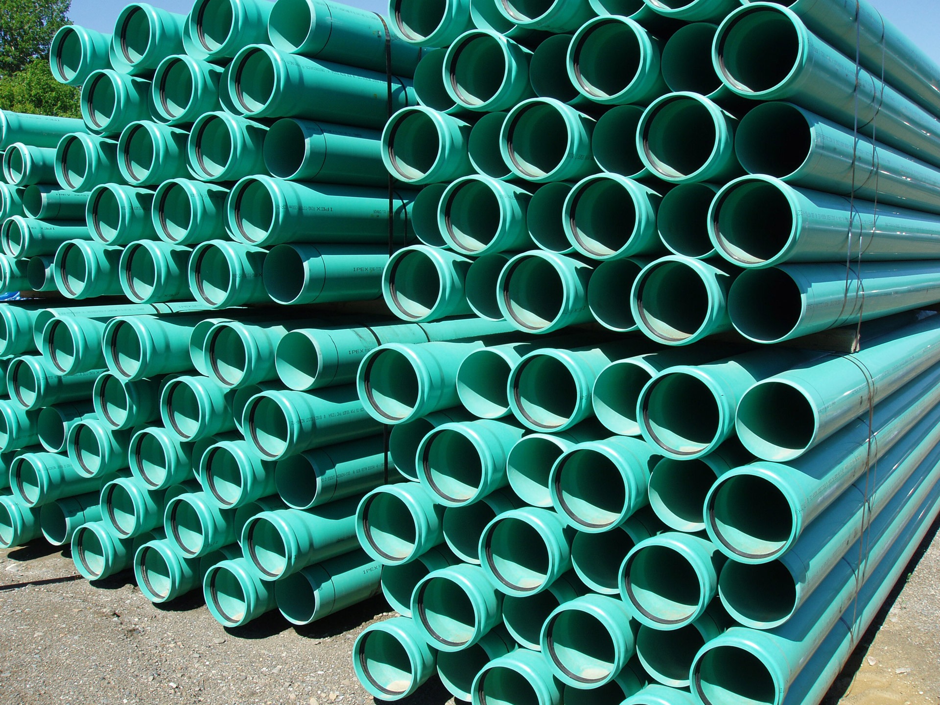 Blue Green Plastic Pipes free image download