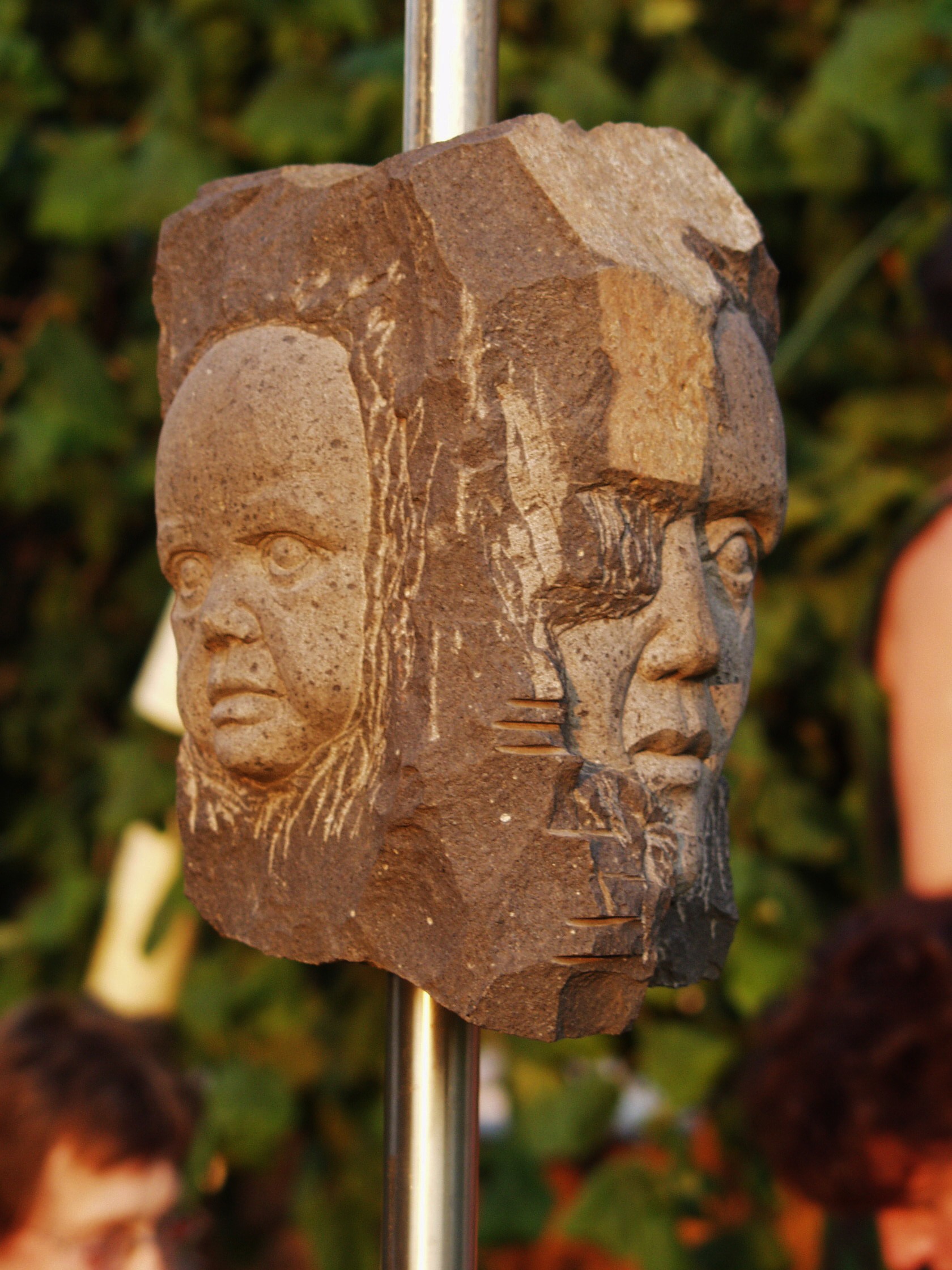 Art Stone Heads free image download