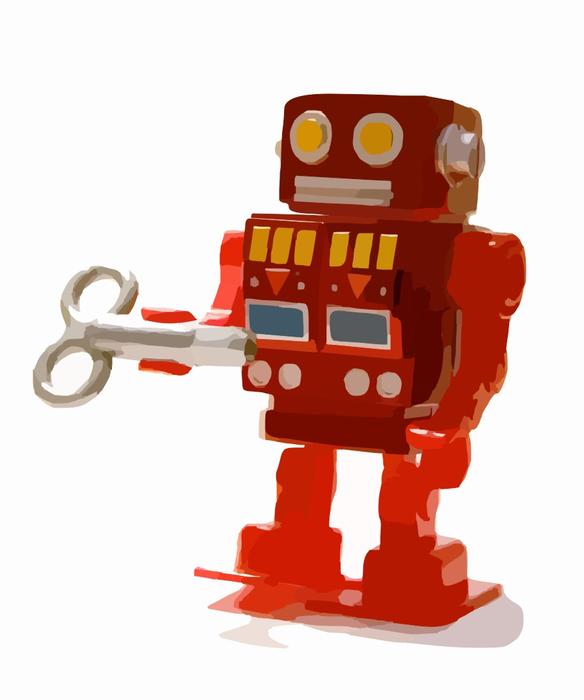 Robot toy robot toy red key free image download
