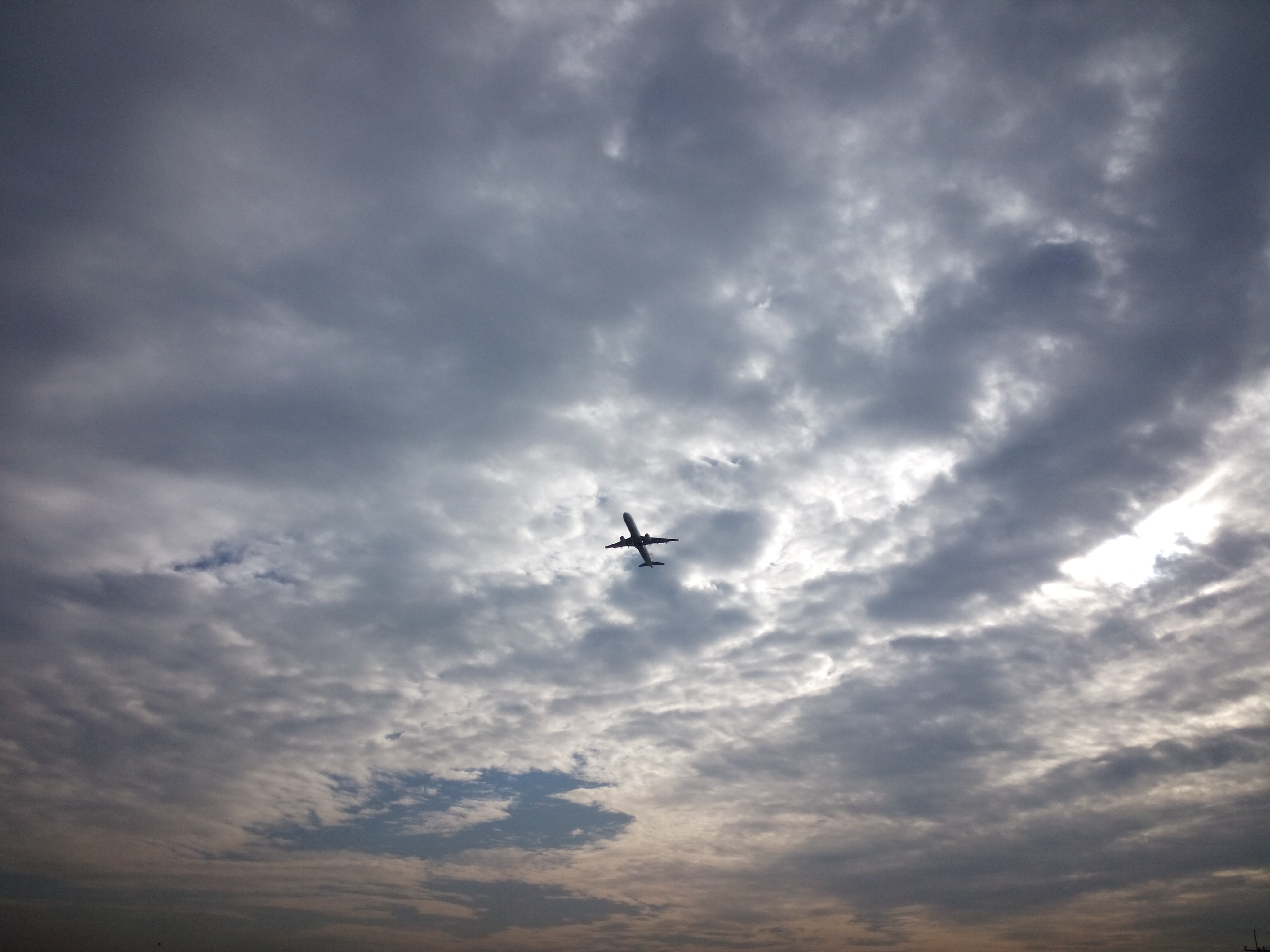 Plane Take Off Cloudy free image download