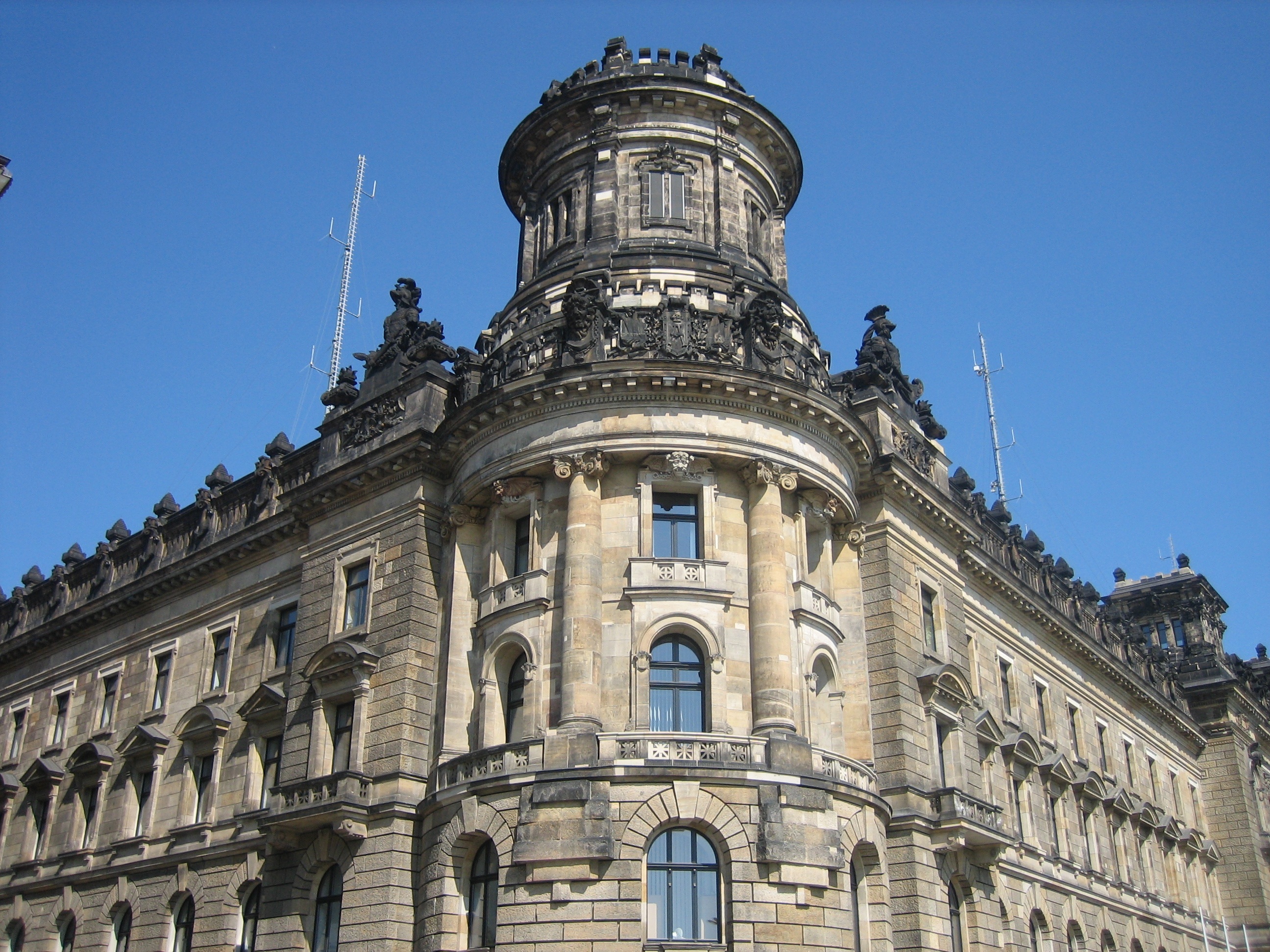 Dresden Police Station historical building free image download