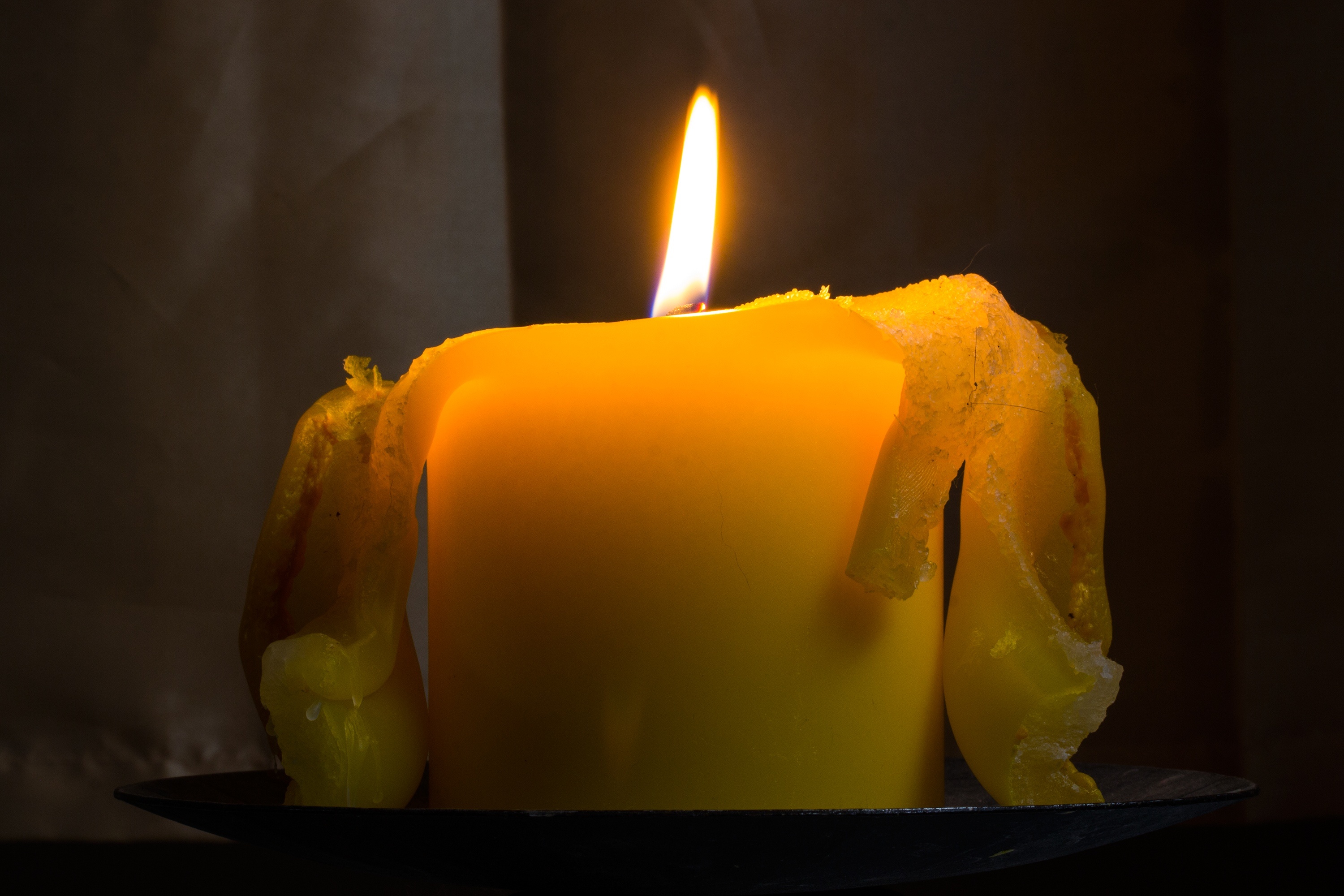 Candle Flame Yellow free image download