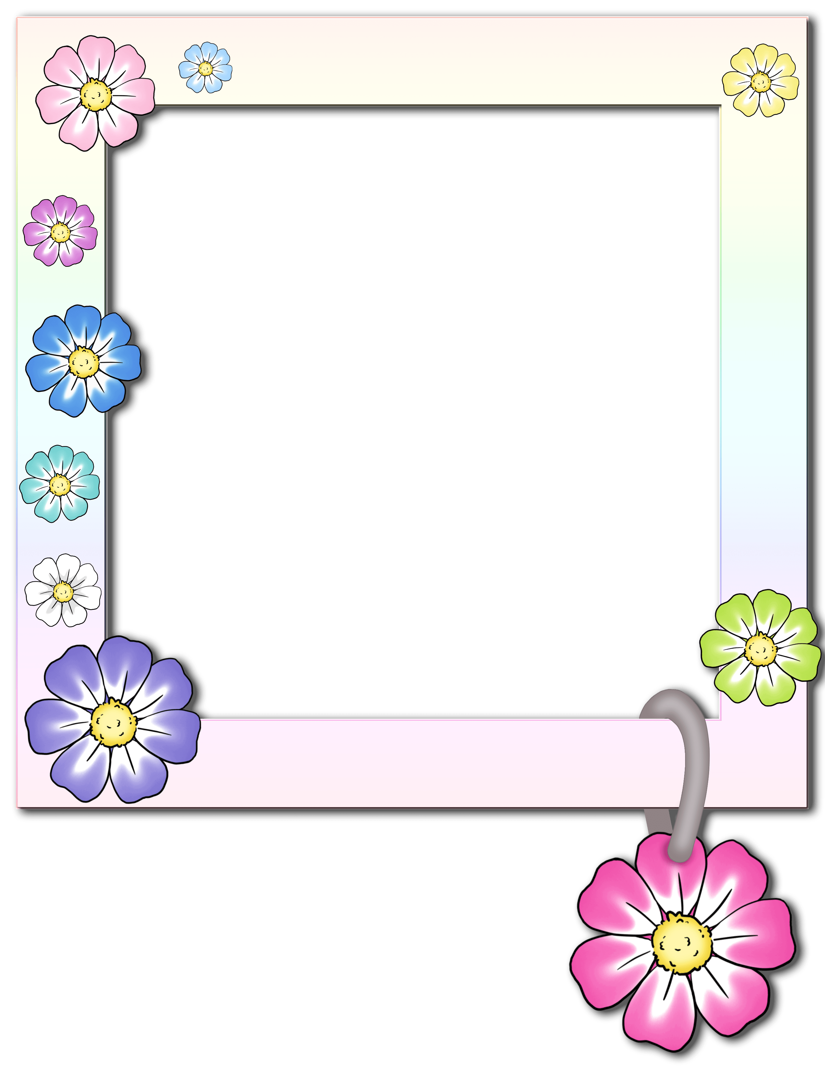 Photo frame photo album flower free image download