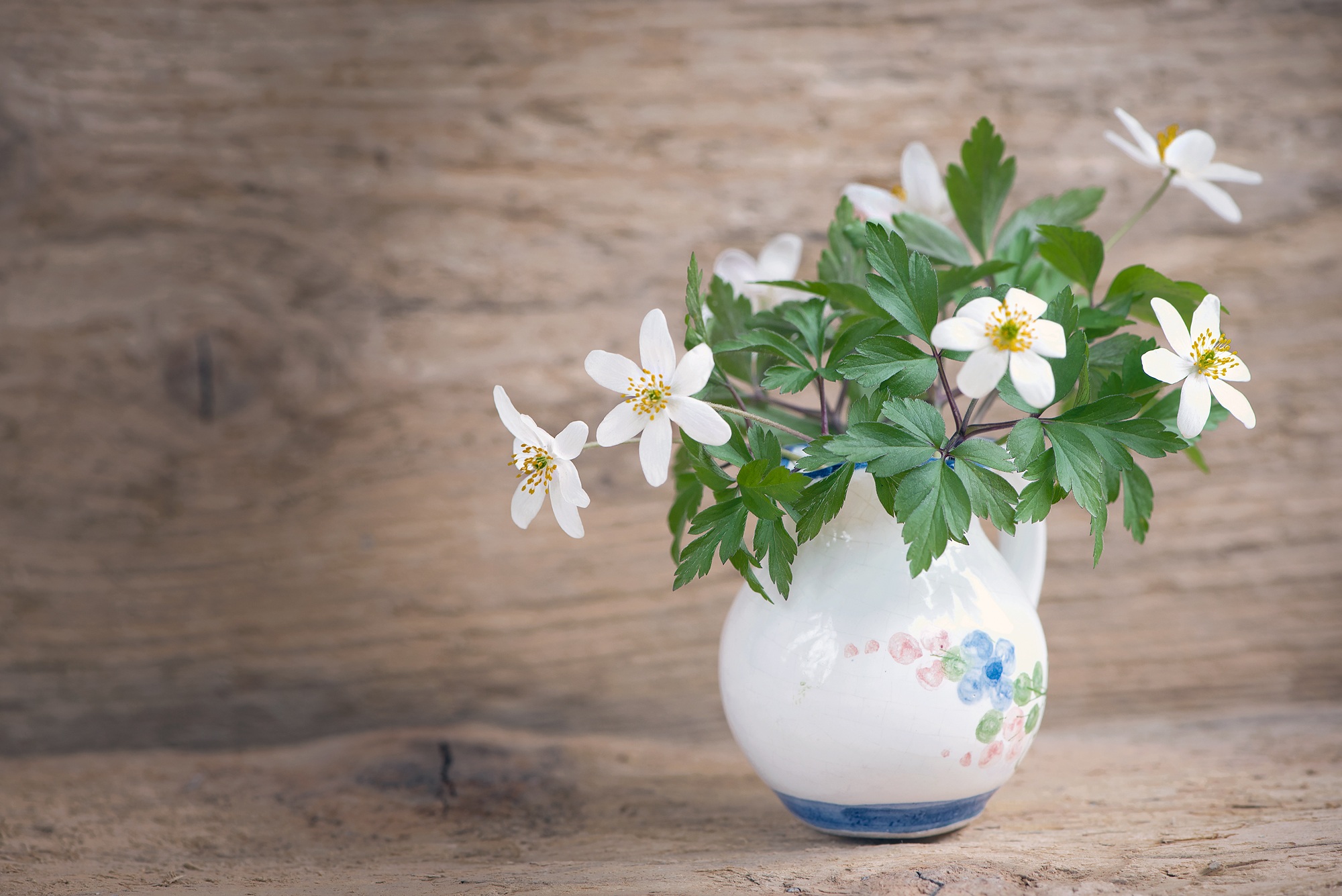 Flowers in a white vase free image download
