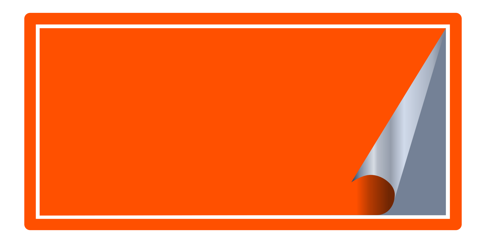 Sticker tag office orange free image download