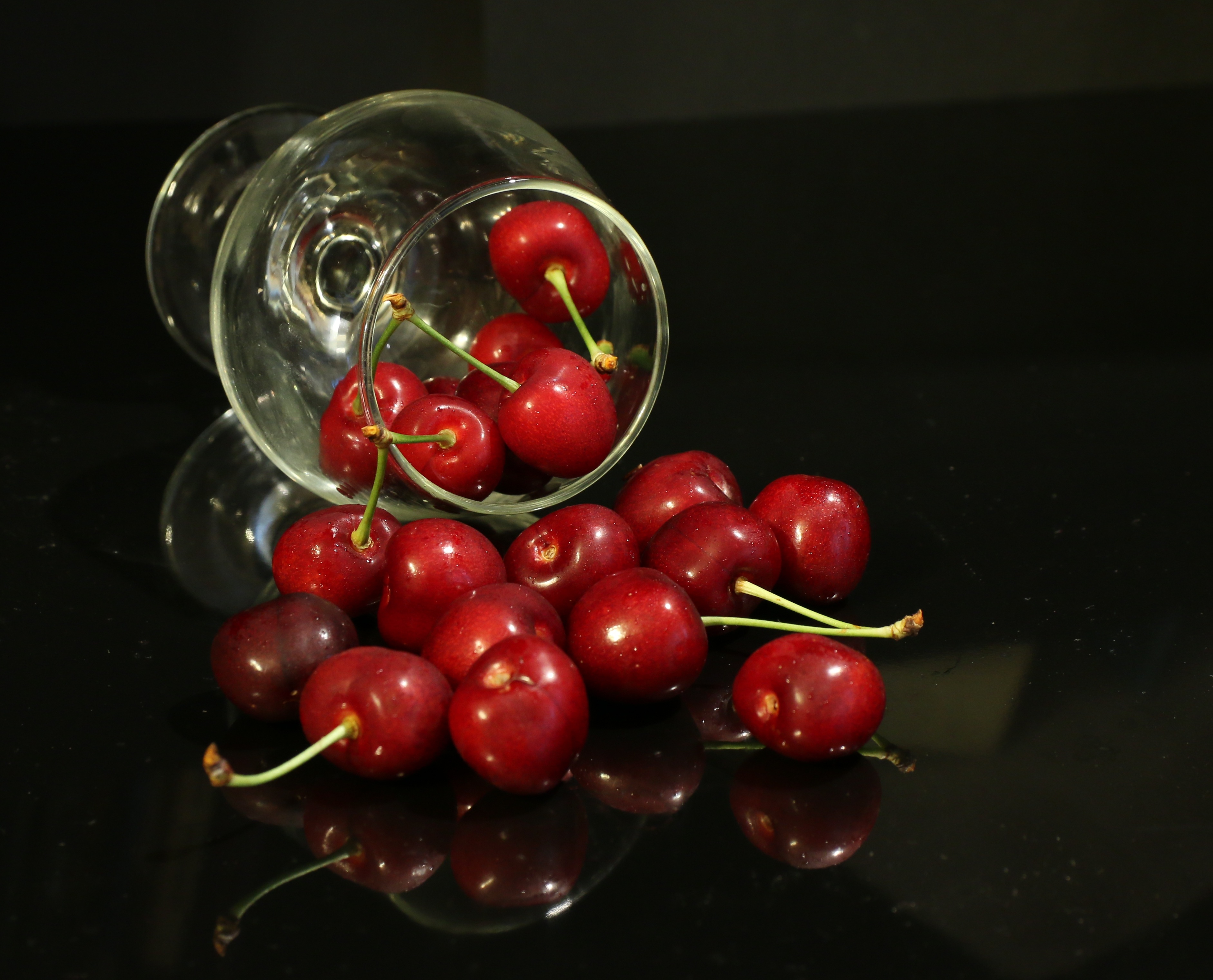 Cherries in a jar free image download