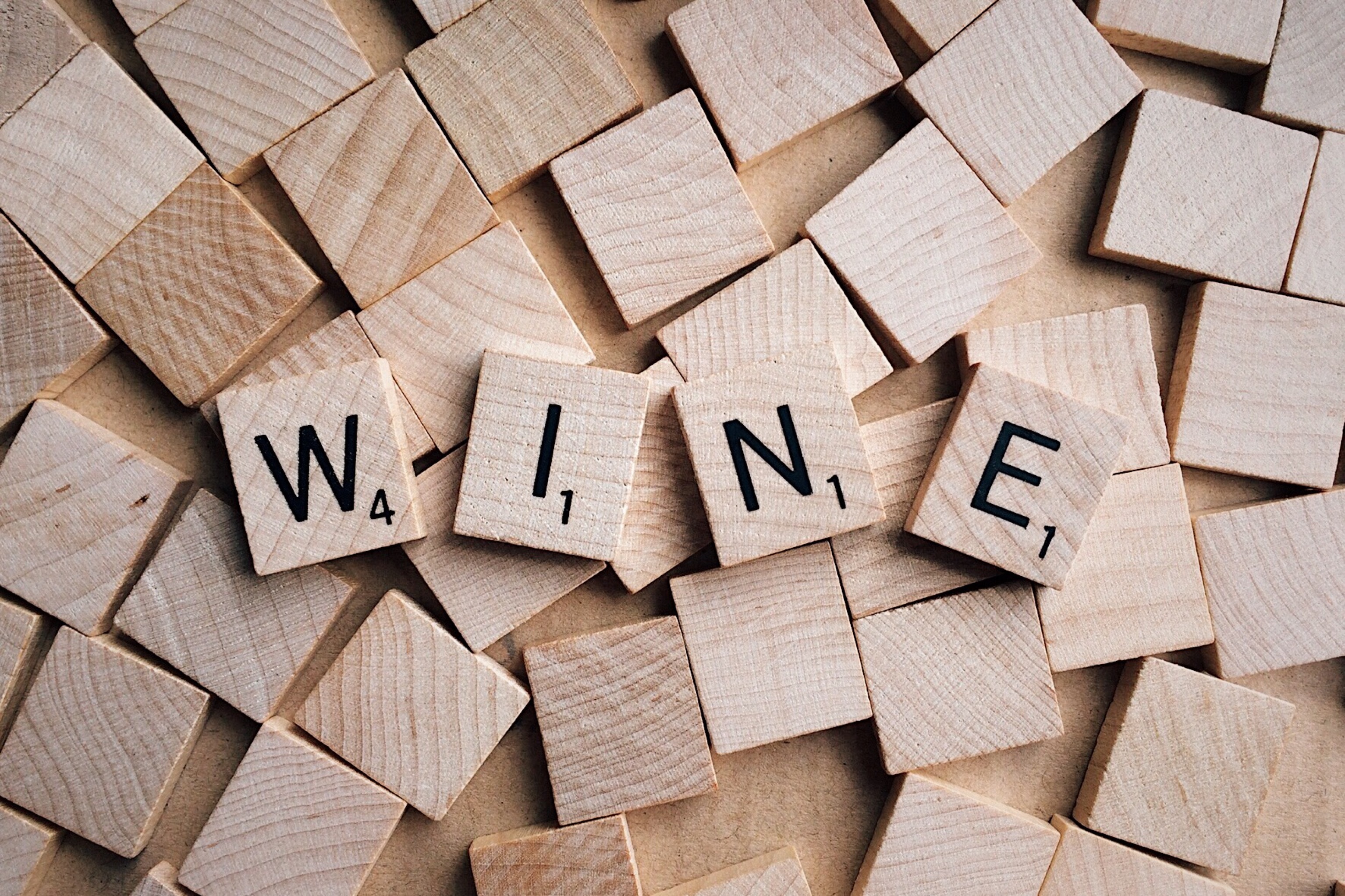 Wine Word Letters free image download