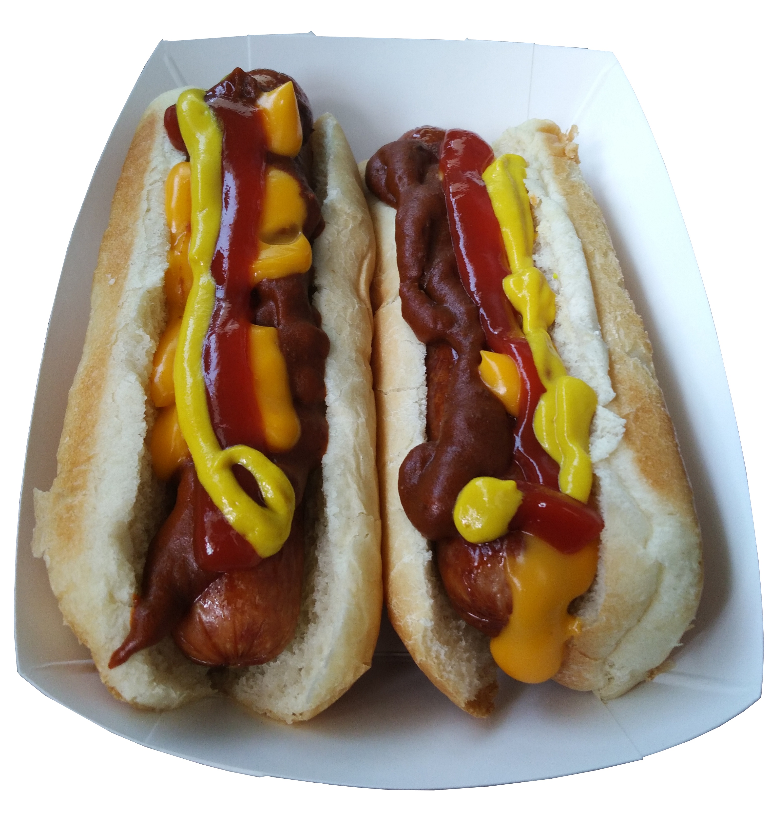 Two big hot dogs free image download